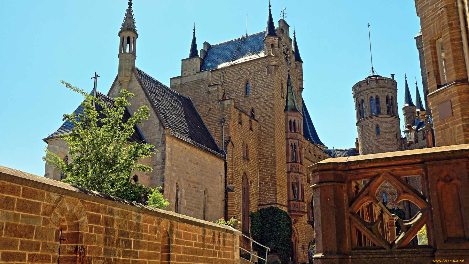 hohenzollern, castle, города, замки, германии, hohenzollern, castle
