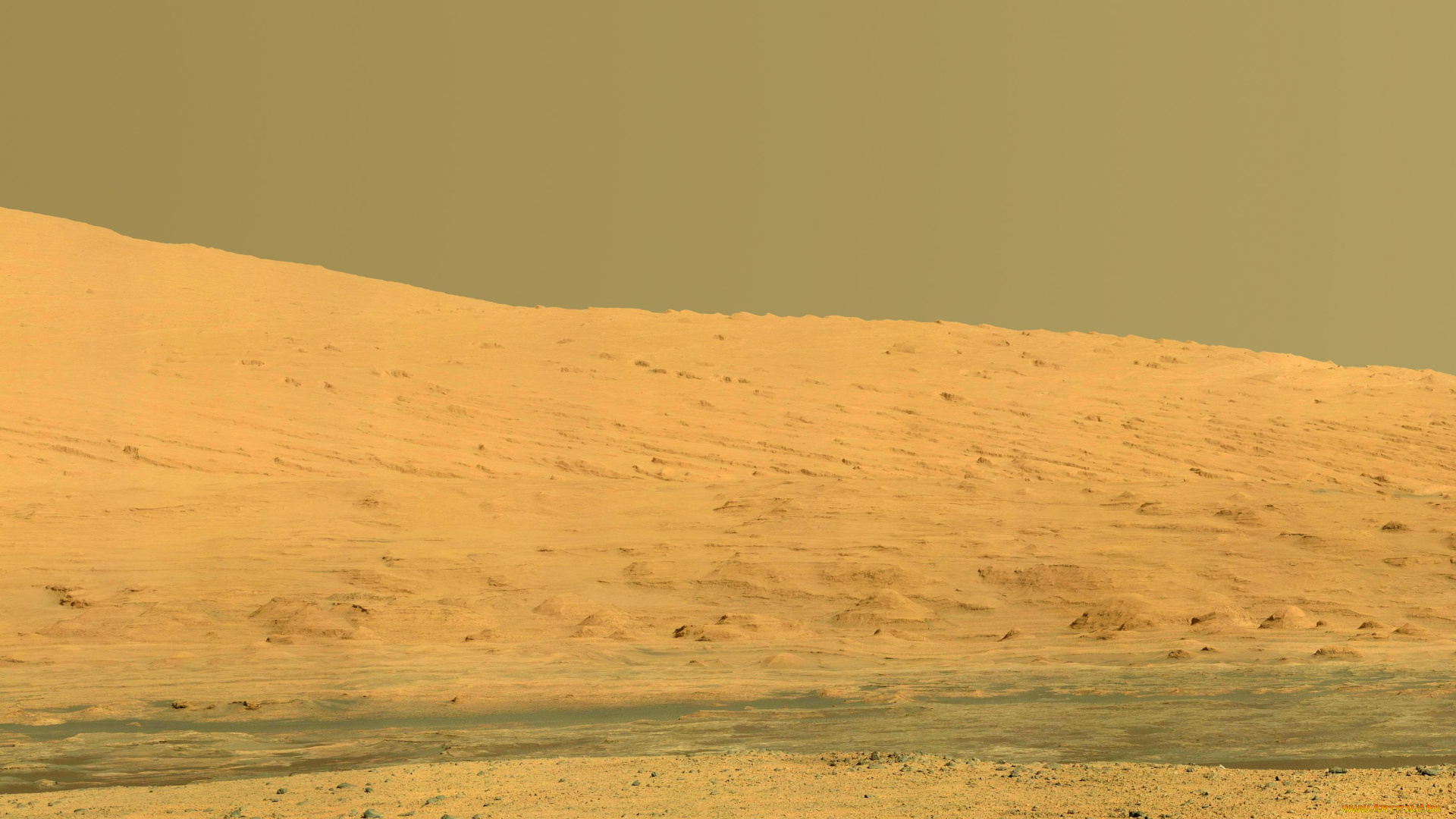 марс, космос, вселенная, грунт, планета, холм, равнина, вид, поверхность