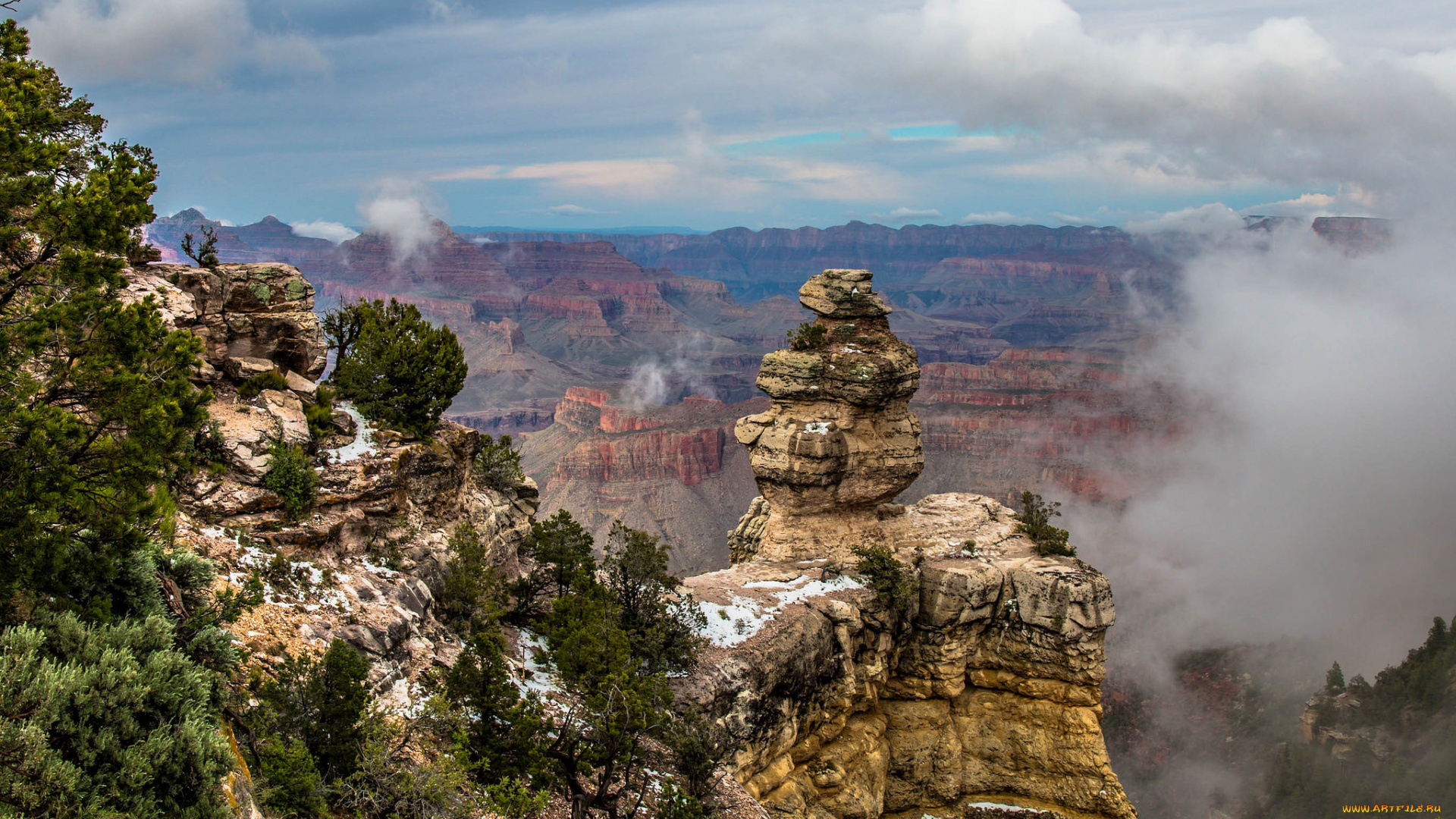 природа, горы, простор