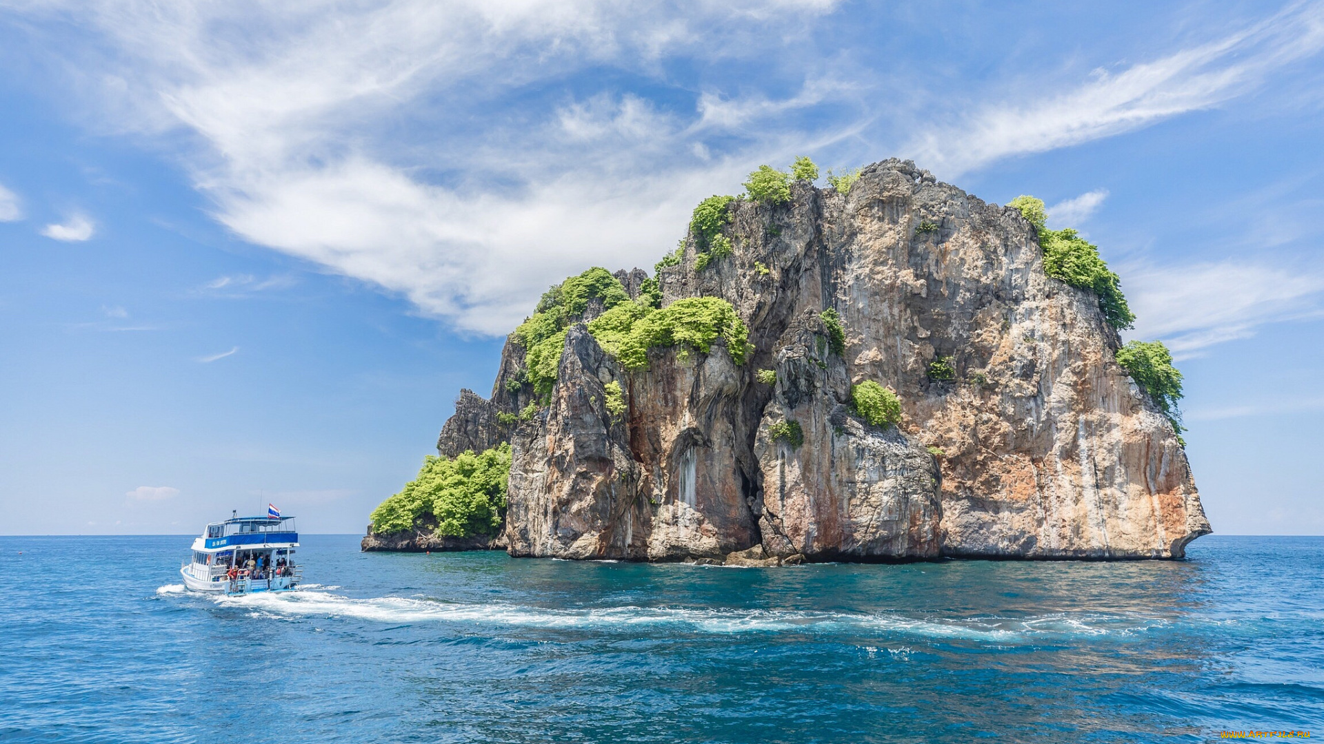 природа, побережье, простор