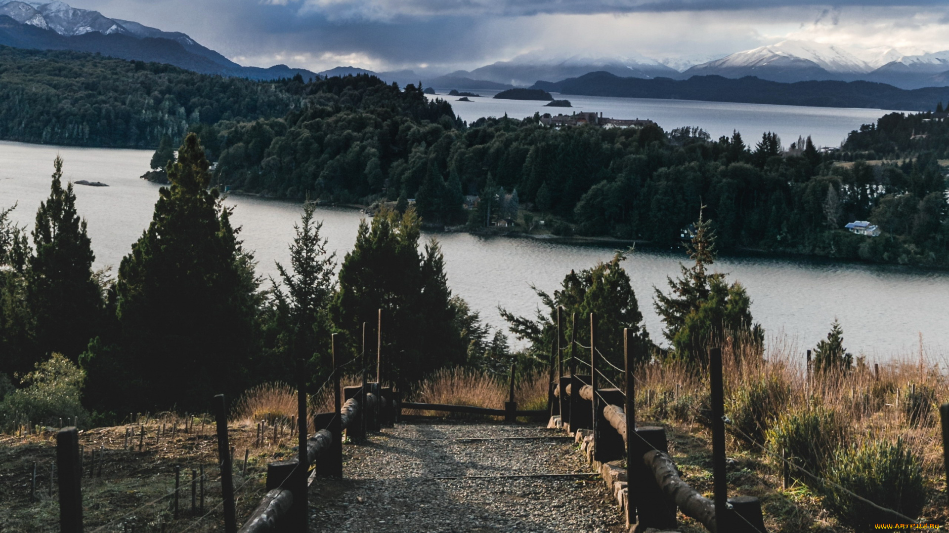 природа, реки, озера, горы, лес, река