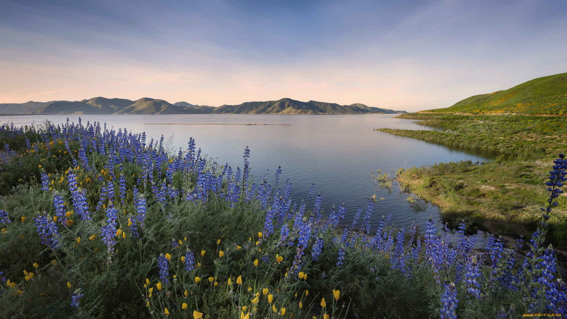 природа, реки, озера, простор