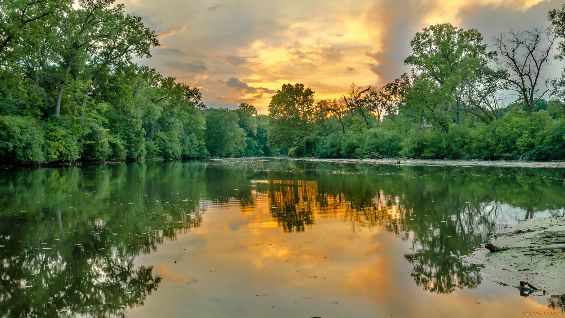 природа, реки, озера, простор