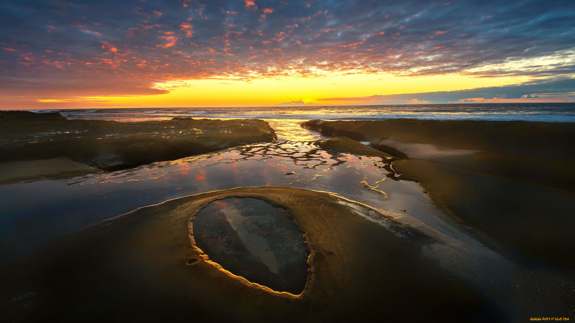 природа, восходы, закаты, простор