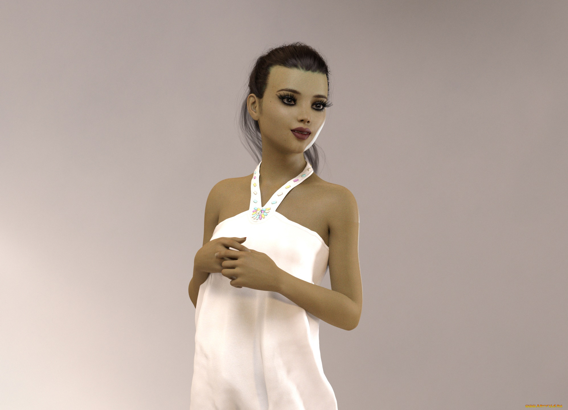 3д, графика, люди, , people, девушка, взгляд, фон