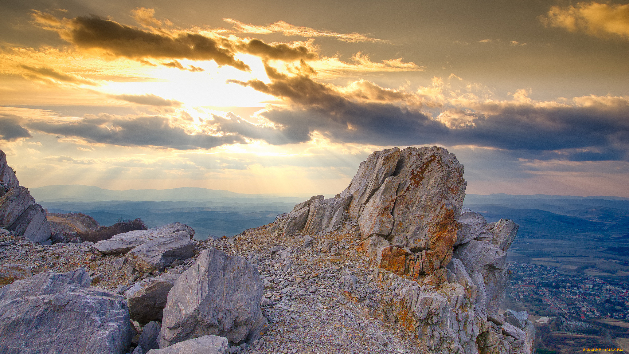 природа, горы, простор