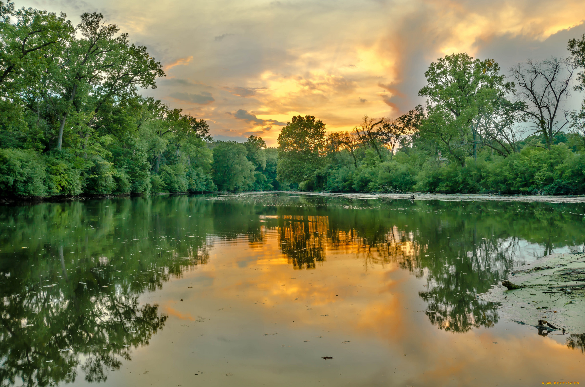 природа, реки, озера, простор