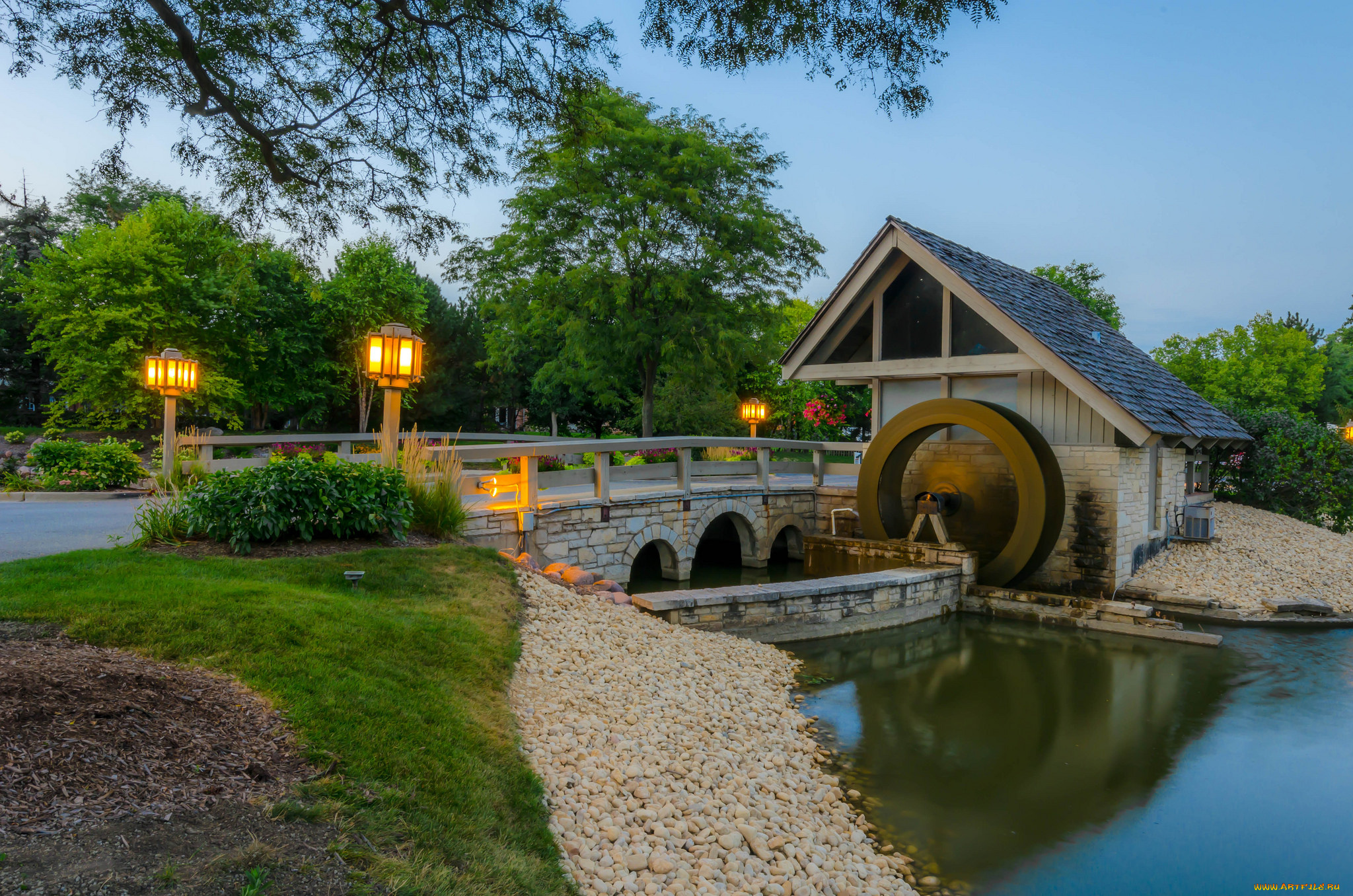 разное, мельницы, простор