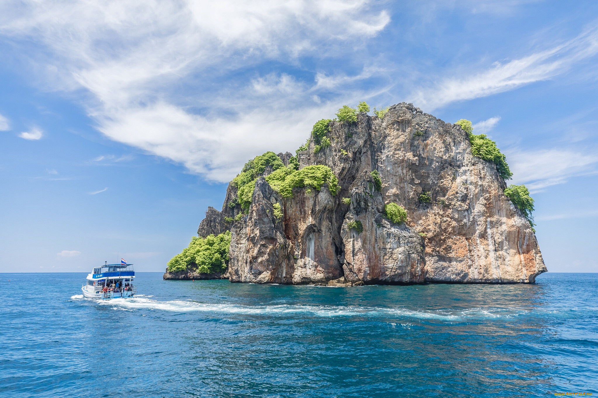 природа, побережье, простор