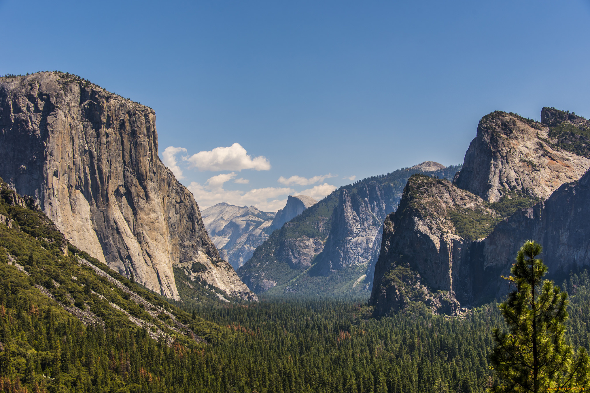 природа, горы, простор