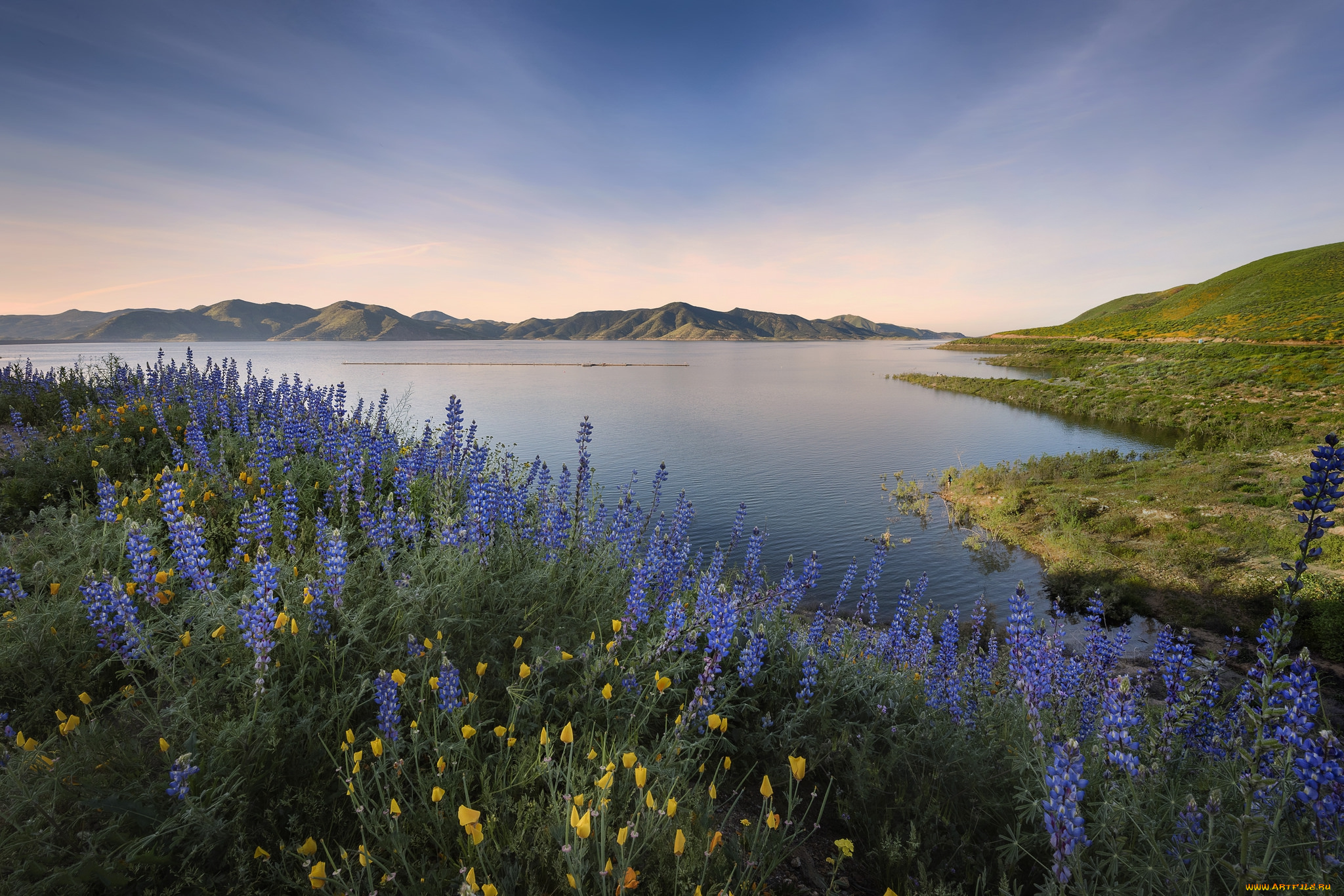 природа, реки, озера, простор