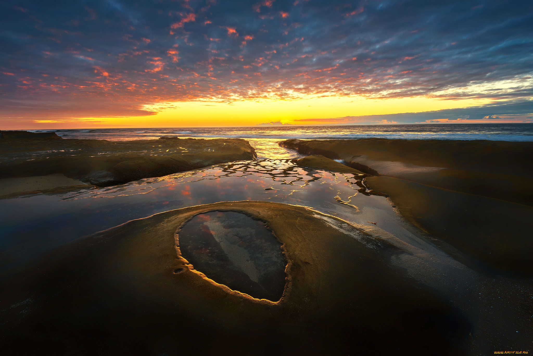 природа, восходы, закаты, простор