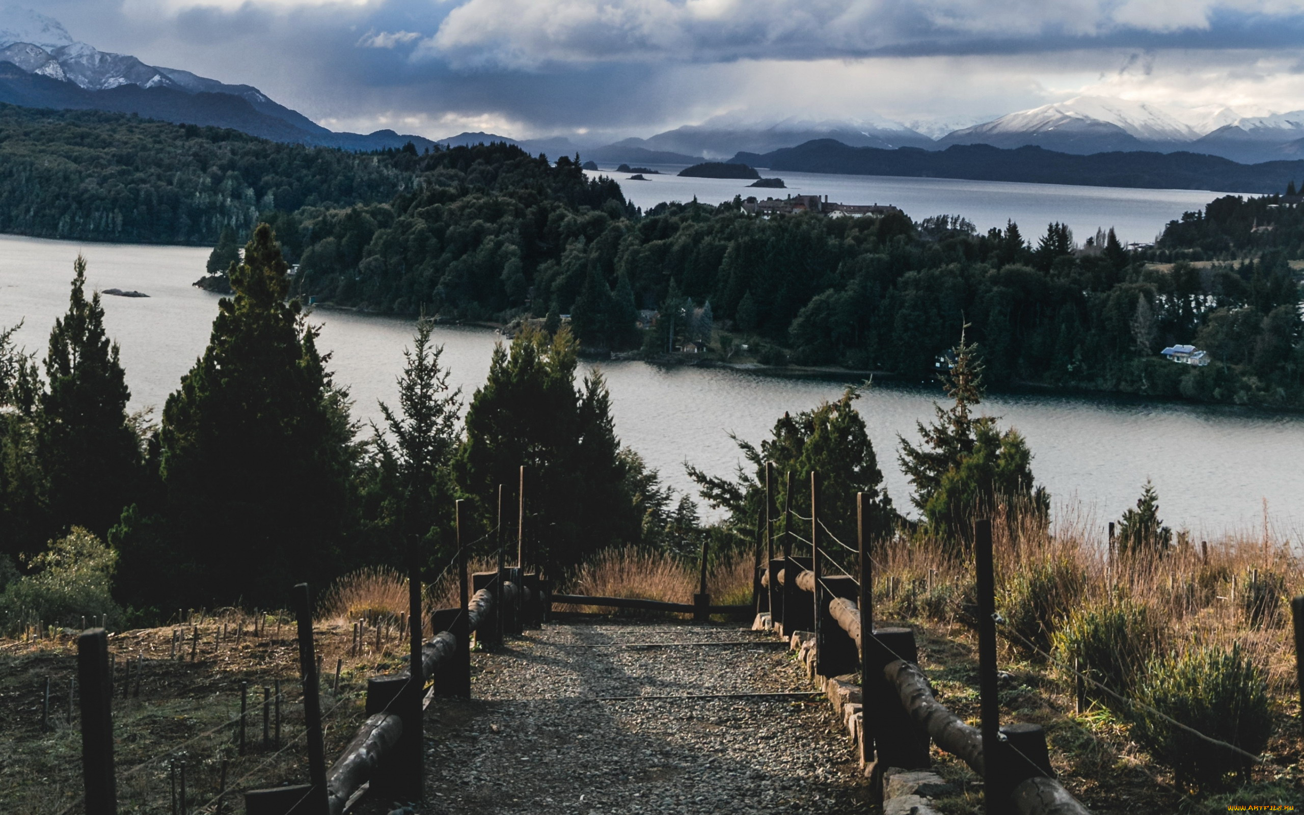 природа, реки, озера, горы, лес, река