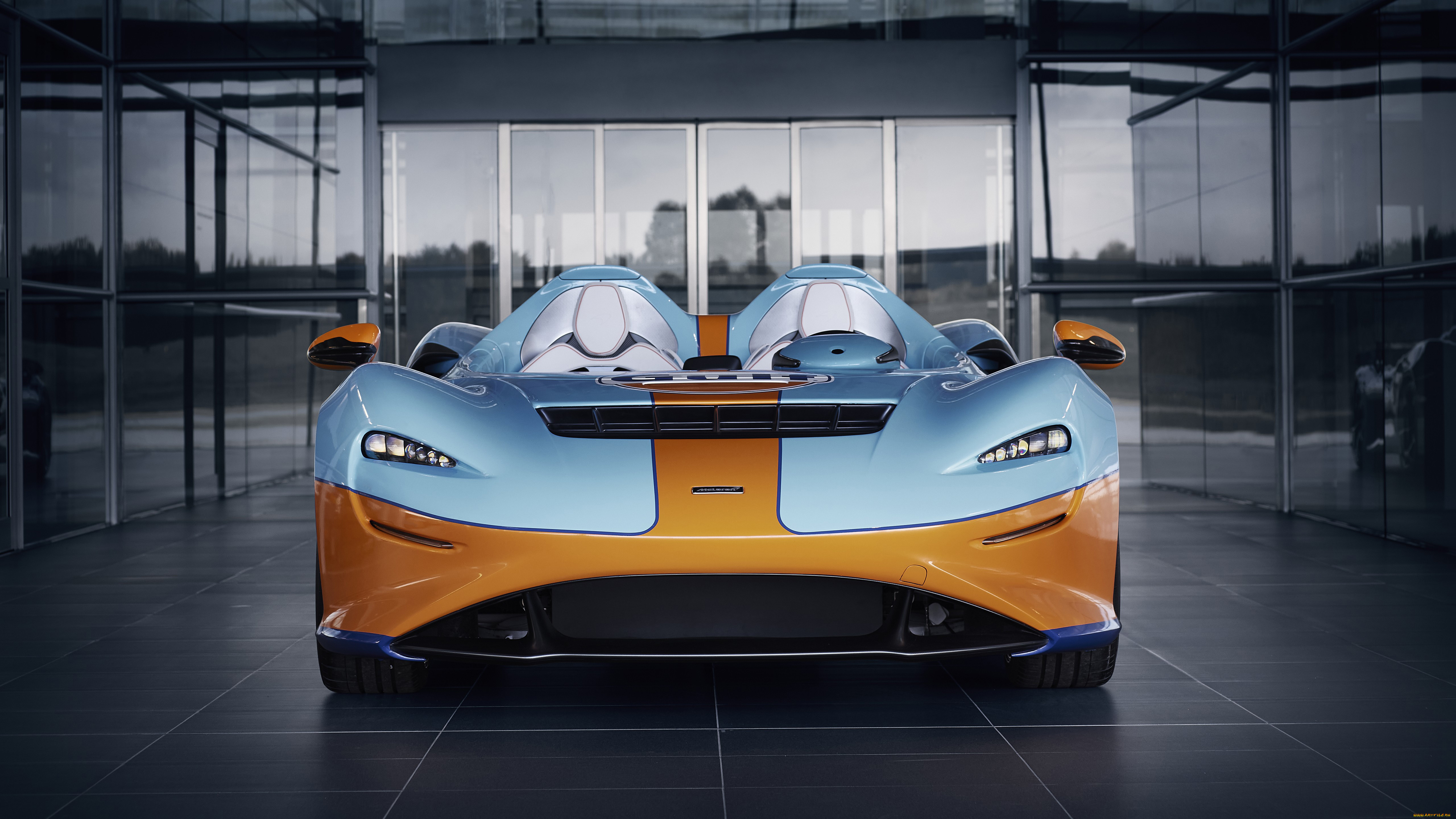 автомобили, mclaren, elva, gulf, theme, by, mso, 2021, тюнинг, гиперкар, вид, спереди