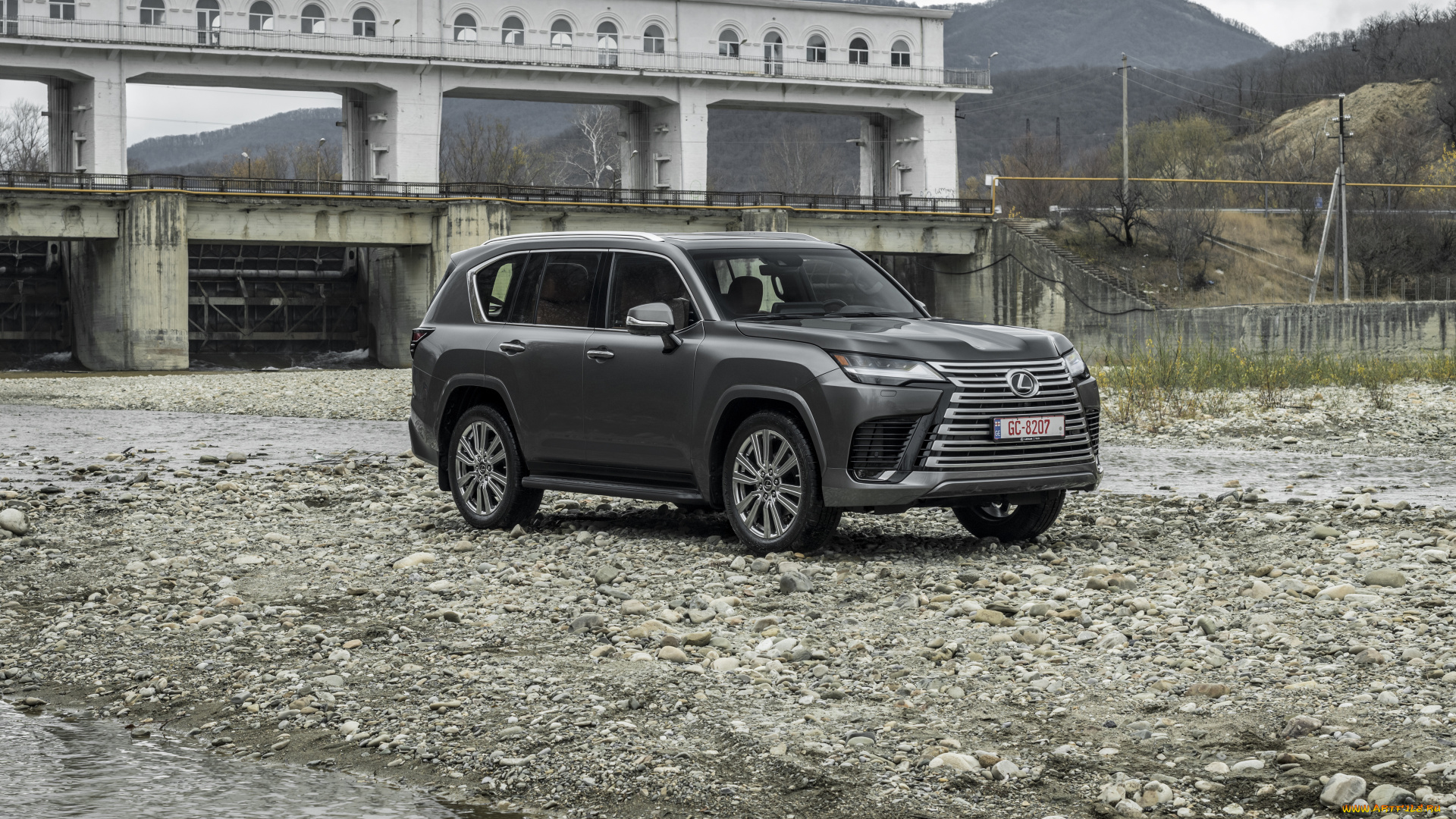 2021, lexus, lx, 600, автомобили, lexus, lx600, кроссовер, мост, река, джип, лексус
