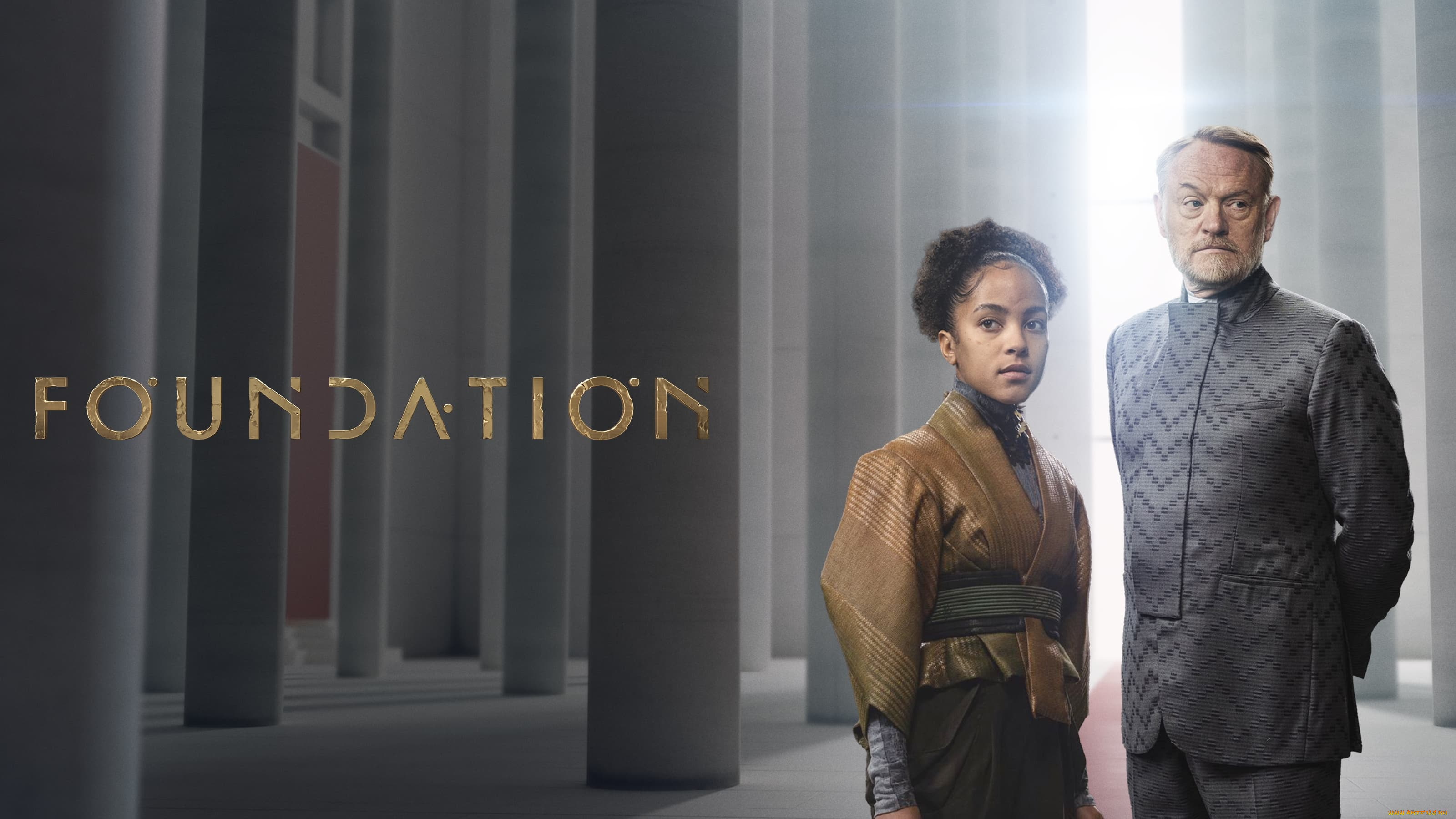 foundation, , сериал, 2021, –, , кино, фильмы, сериал, основание, фантастика, драма, постер, jared, harris, lou, llobell, apple, tv, plus