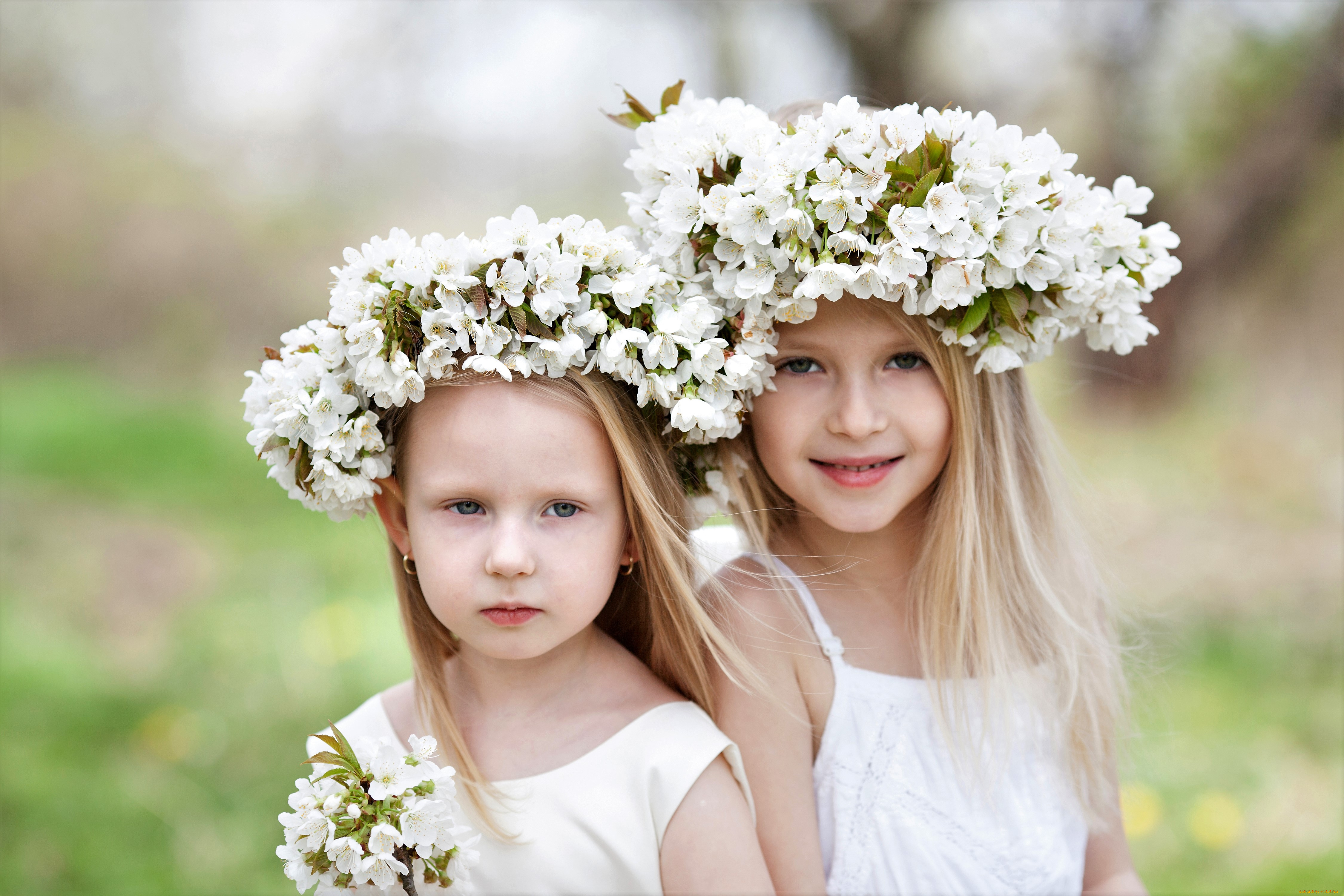 разное, дети, девочки, венки