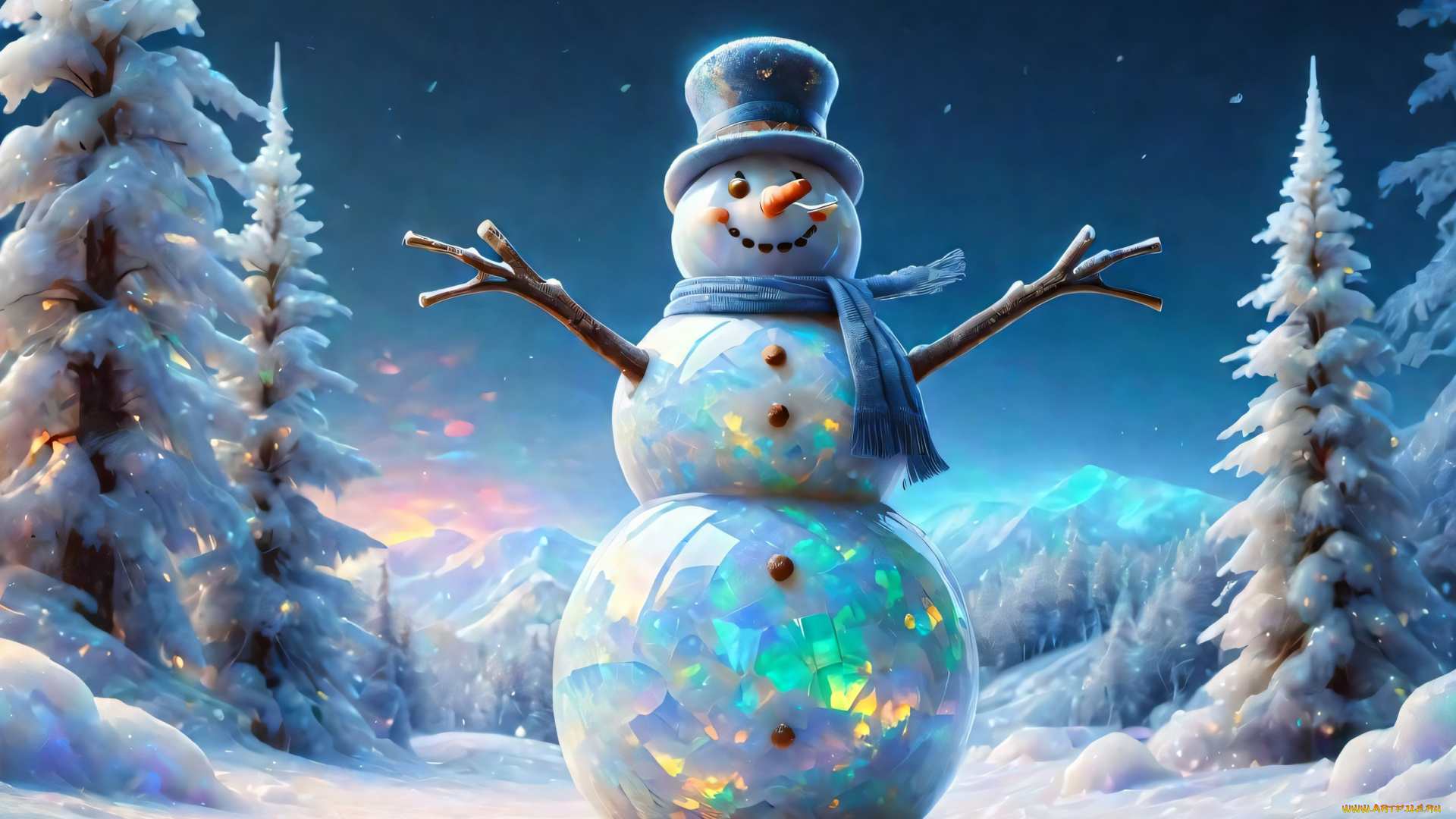 праздничные, снеговики, нейросети, графика, нейроарт, ai, art, нейронные, сети, рисунки, нейро, искусство, снеговик