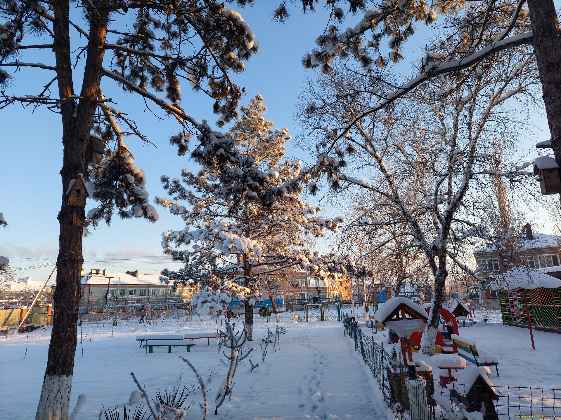 города, -, улицы, , площади, , набережные, зима, снег