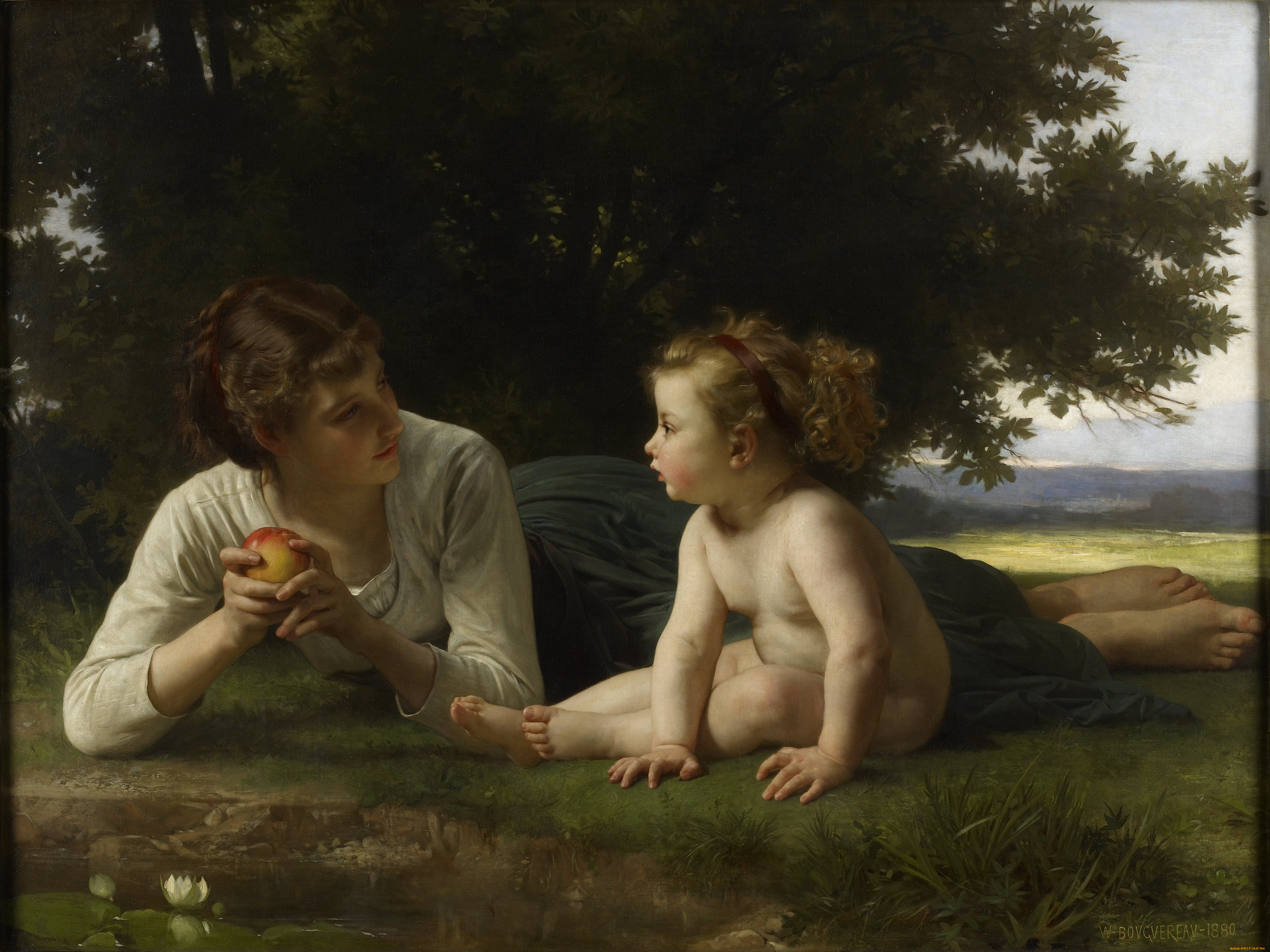 adolphe, william, bouguereau, рисованное, adolphe-william, bouguereau, уильям, адольф, бугеро, классическое, искусство, живопись, художественное, произведение, обнаженная, натура