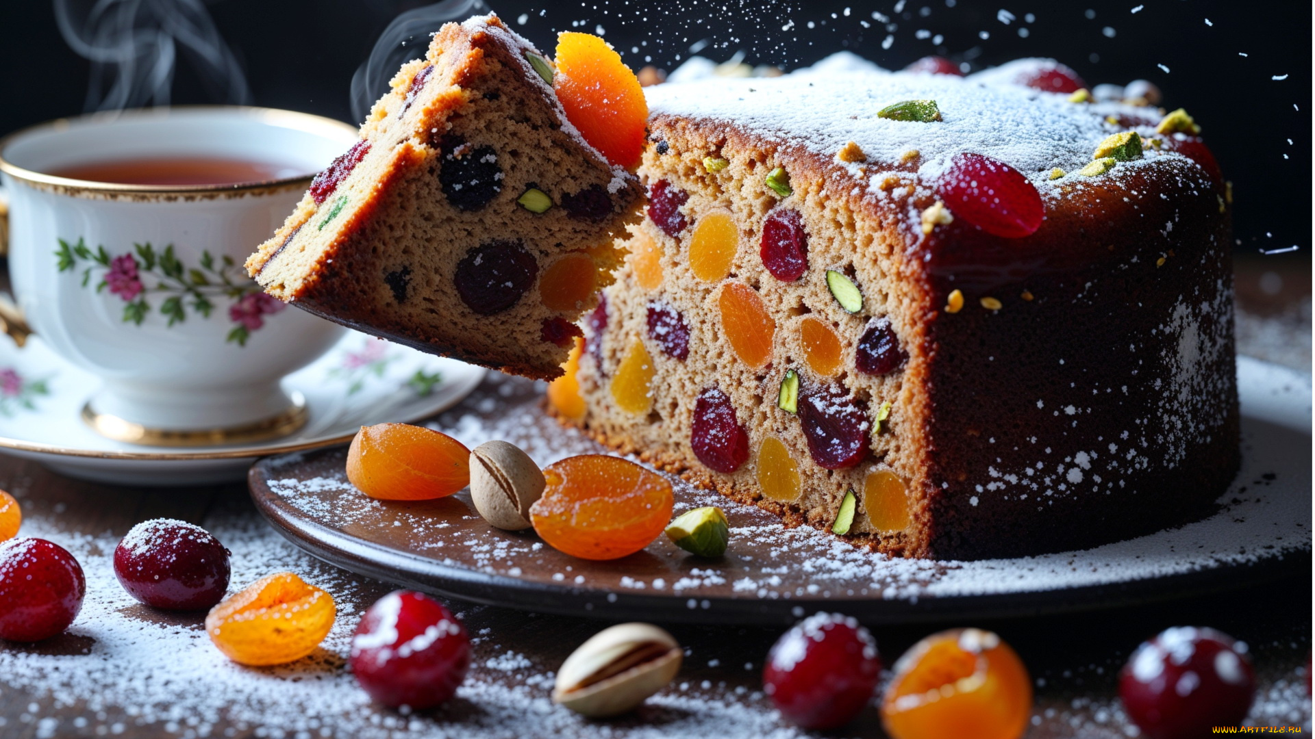 3д, графика, праздники, , holidays, рождественский, пудинг