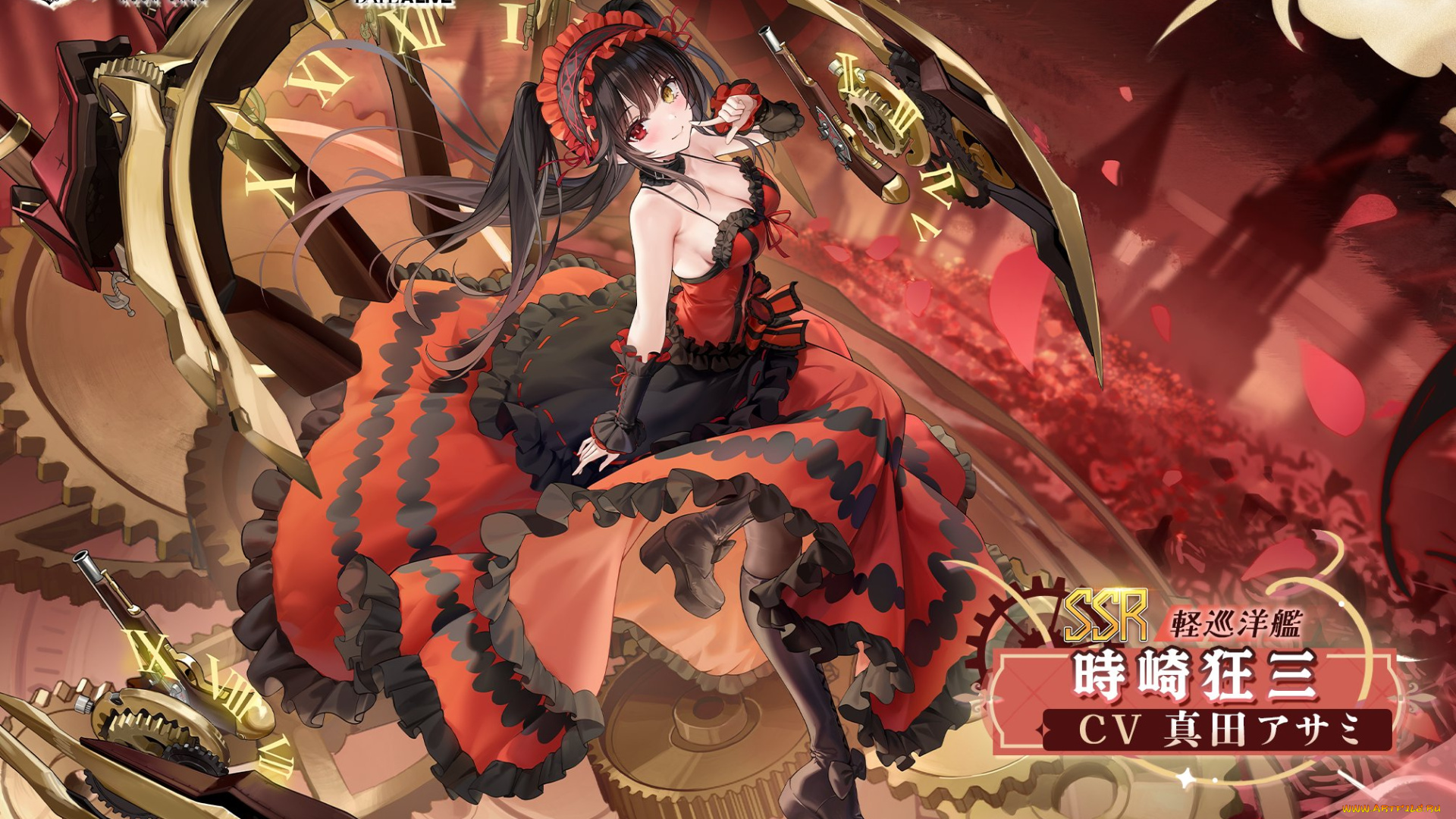 аниме, date, a, live, девушка