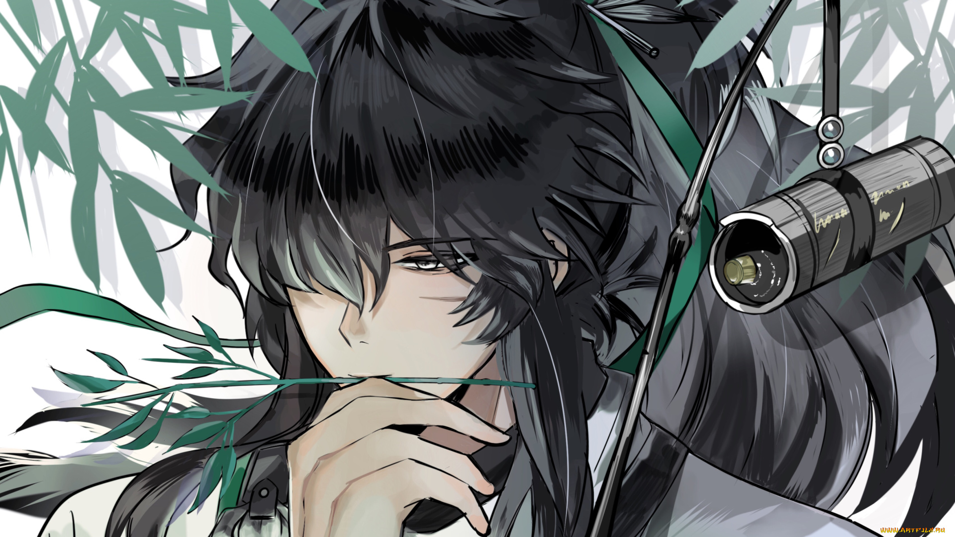 аниме, wuthering, waves, парень