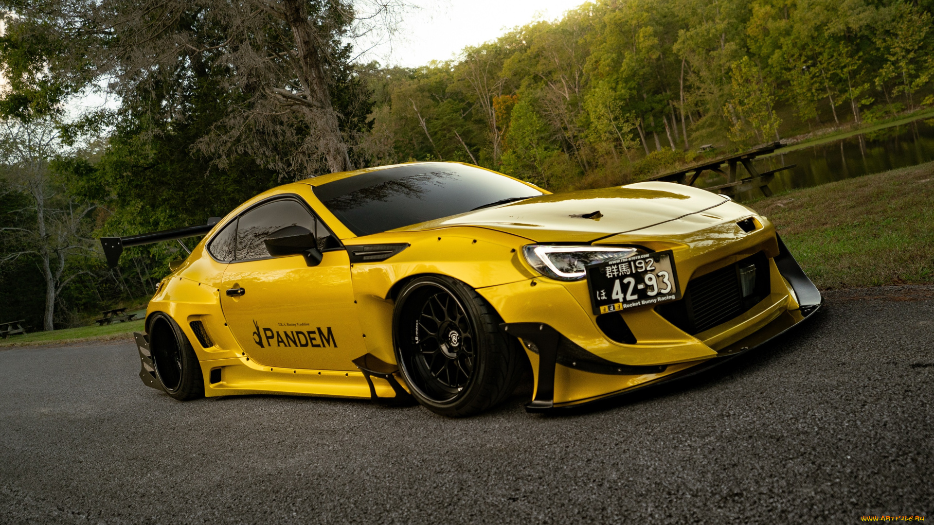 авто, автомобили, toyota, scion, road, lake, pandem, gt86