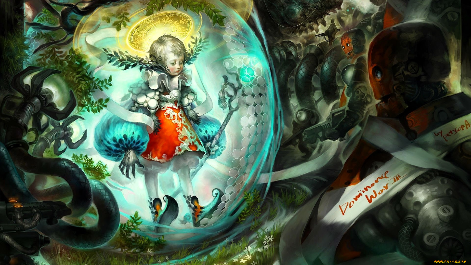 dominance, war, iii, видео, игры, монстры, шар, ребенок, посох