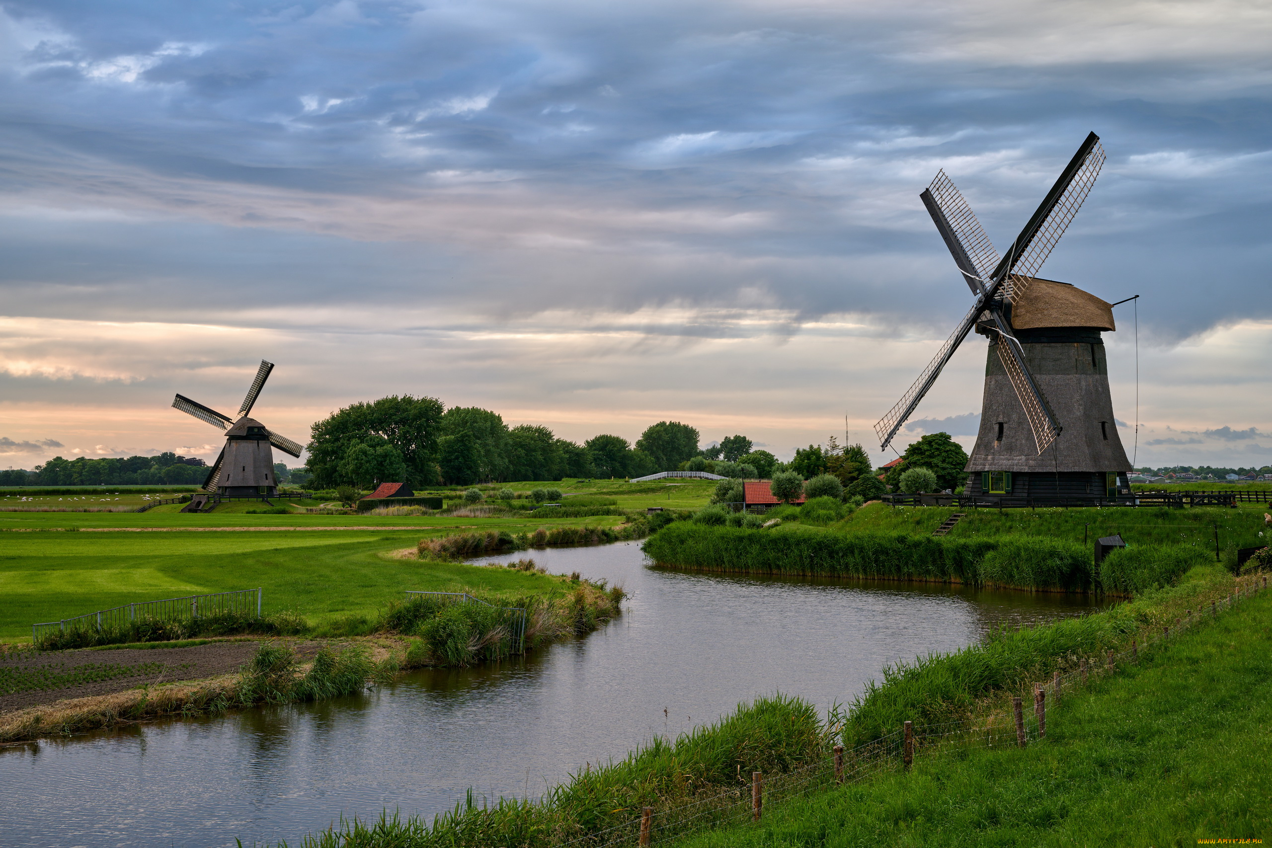 netherlands, разное, мельницы