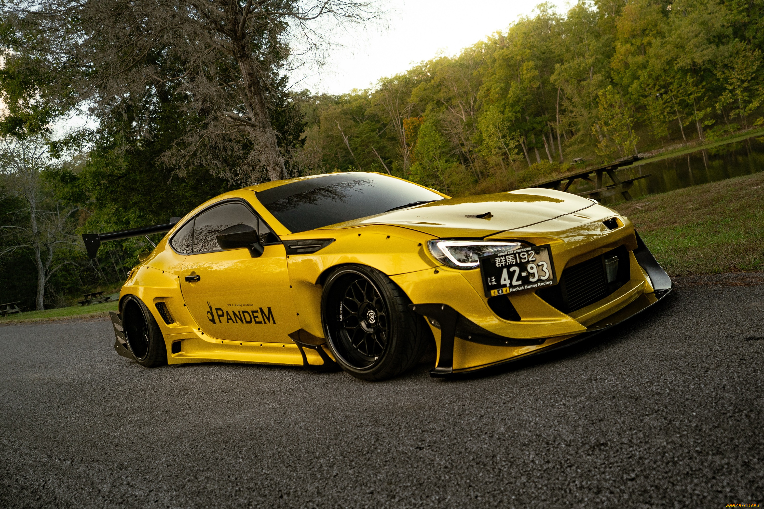 авто, автомобили, toyota, scion, road, lake, pandem, gt86