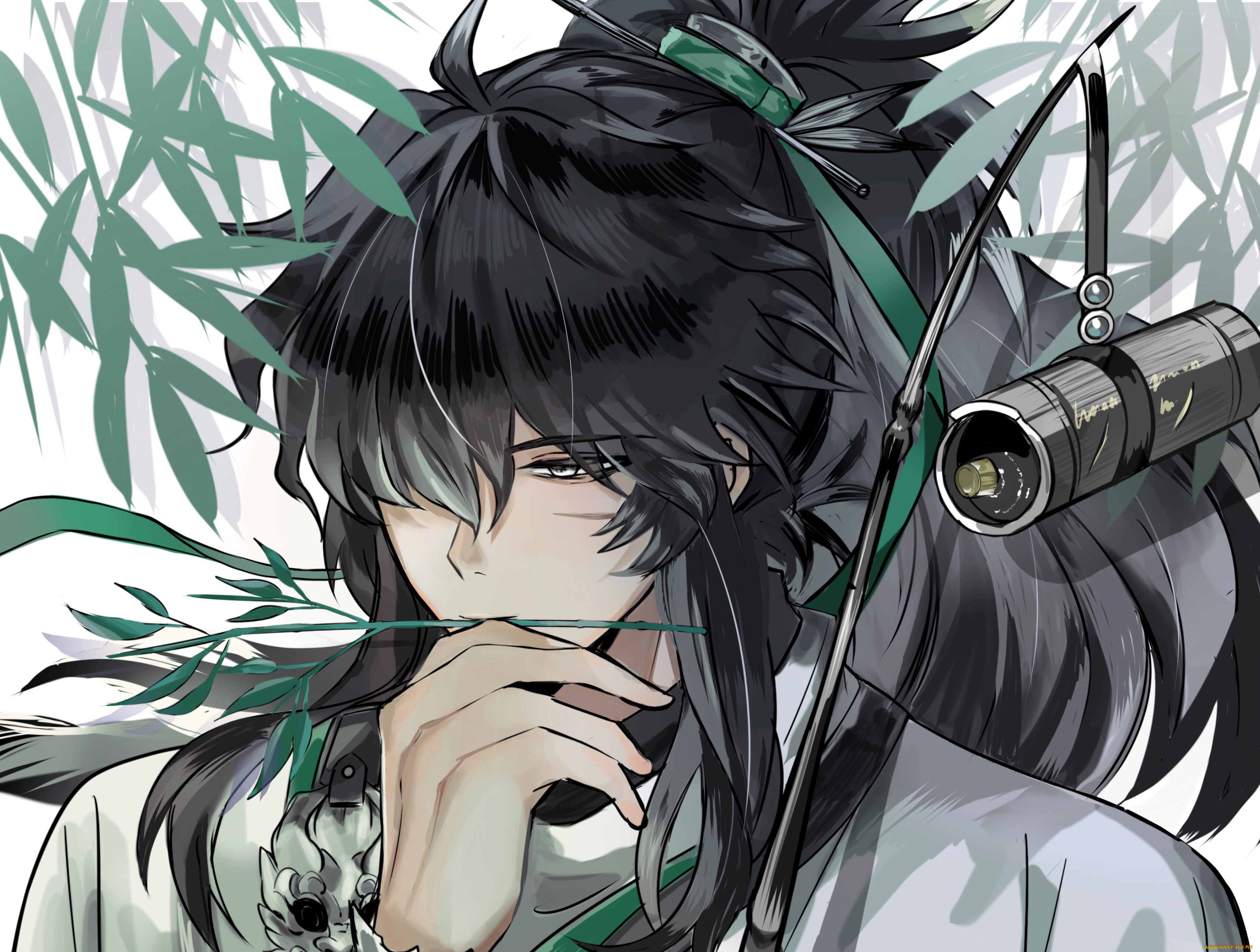 аниме, wuthering, waves, парень