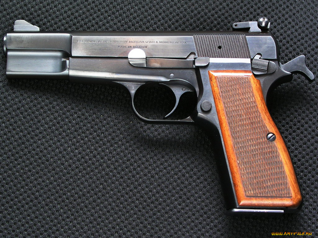 browning, high, power, оружие, пистолеты