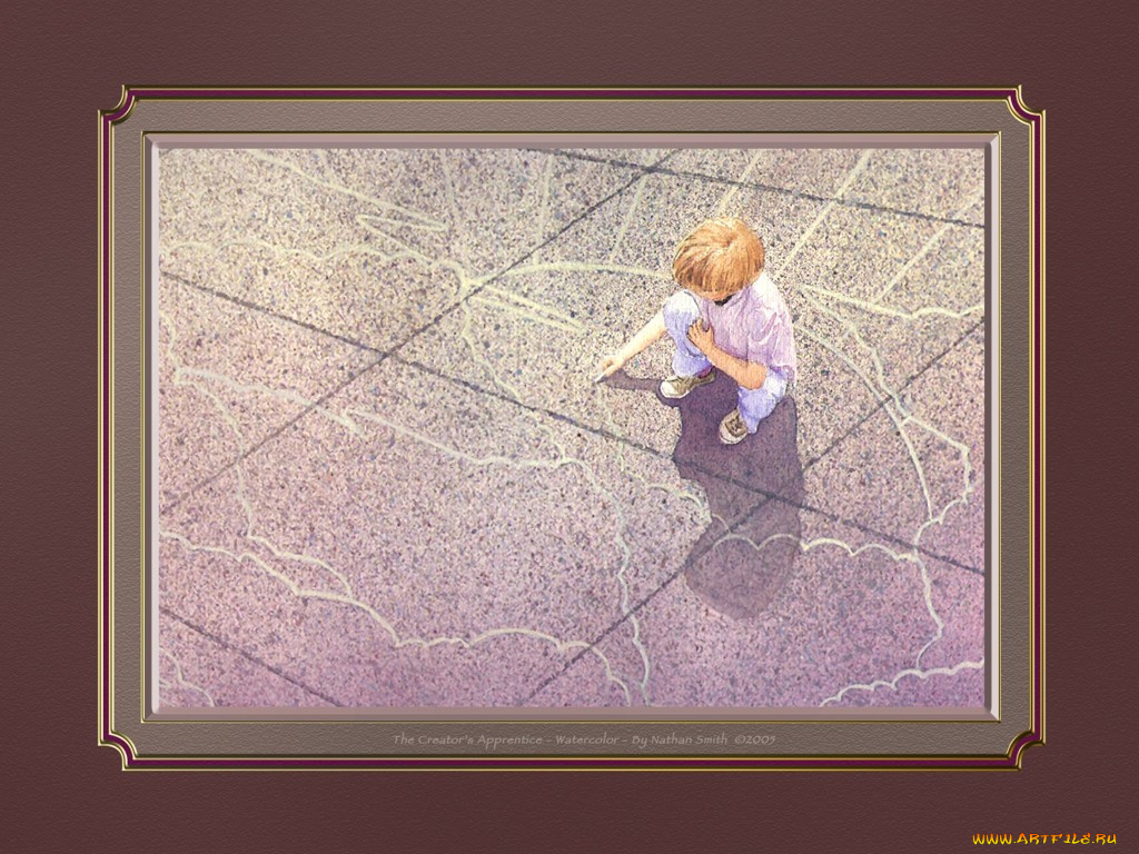 рисованные, дети