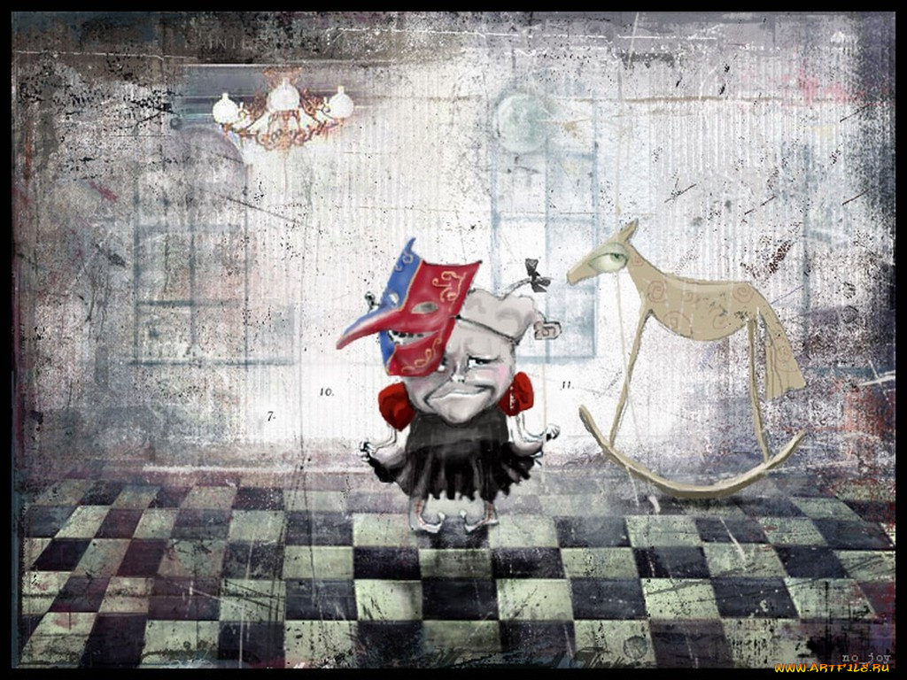 рисованные, люди