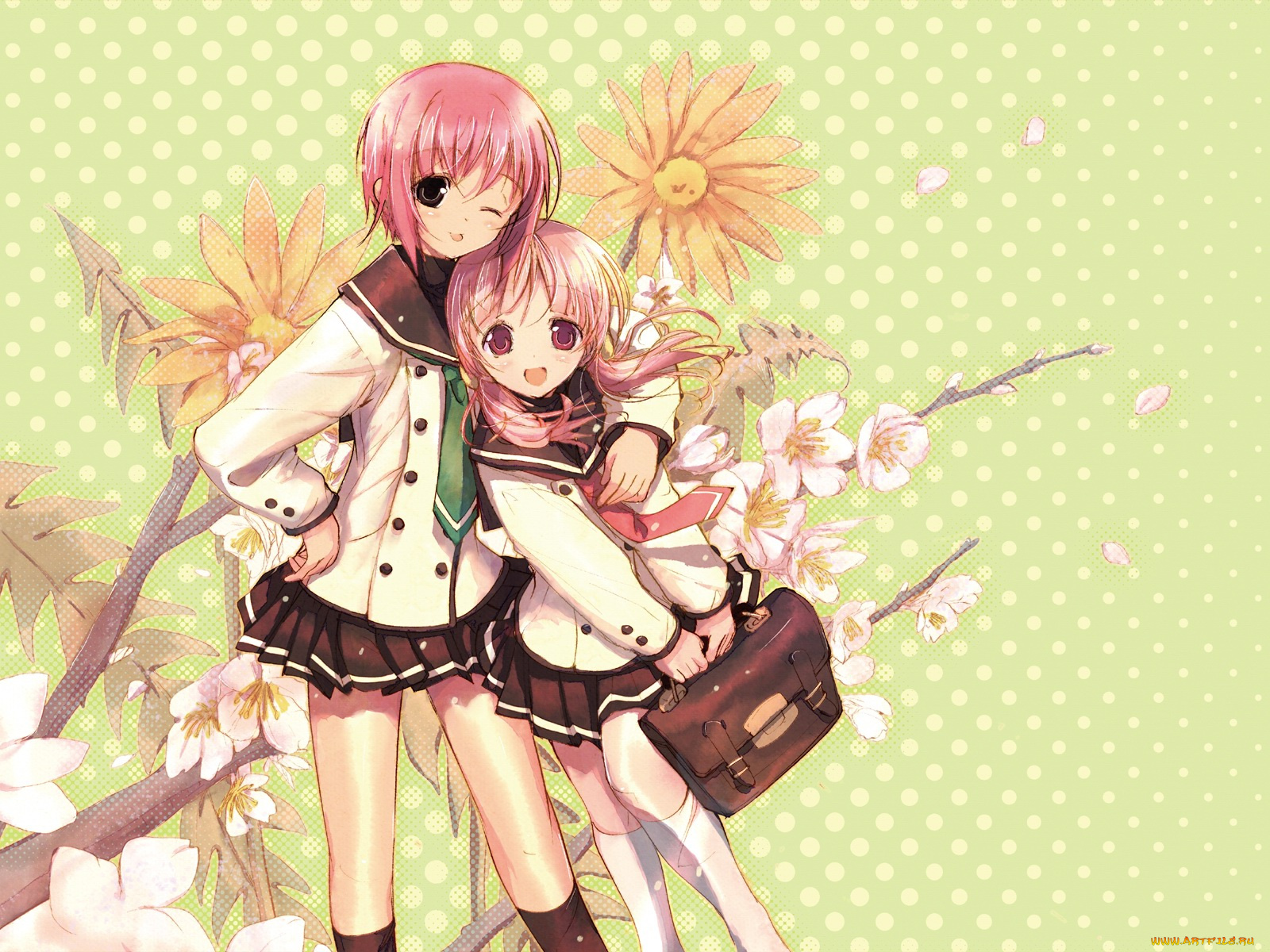 sakura, musubi, аниме, naru, nanao