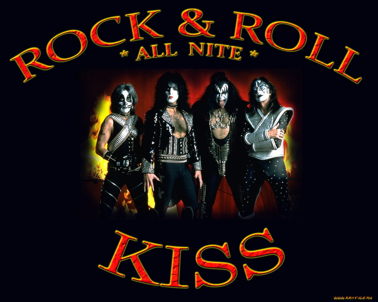 kiss, r&r, all, nite, музыка