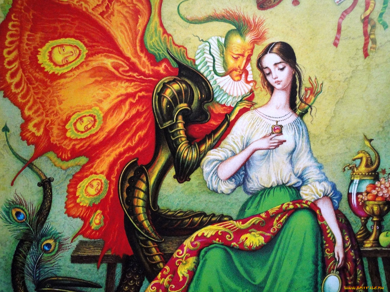 штанко, иллюстрации, украинским, народным, сказкам, фэнтези, существа