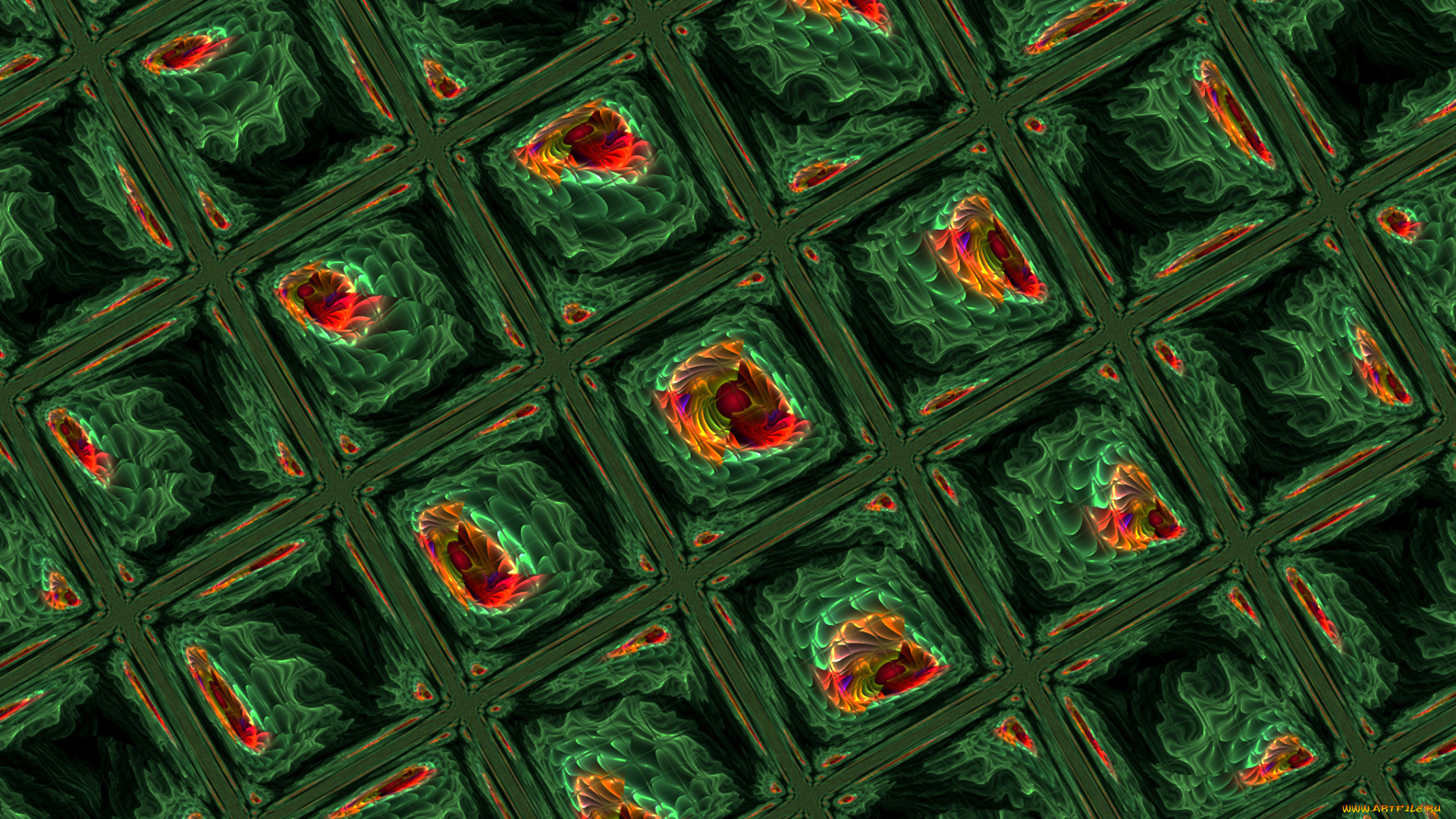 3д, графика, fractal, фракталы, фон, узор