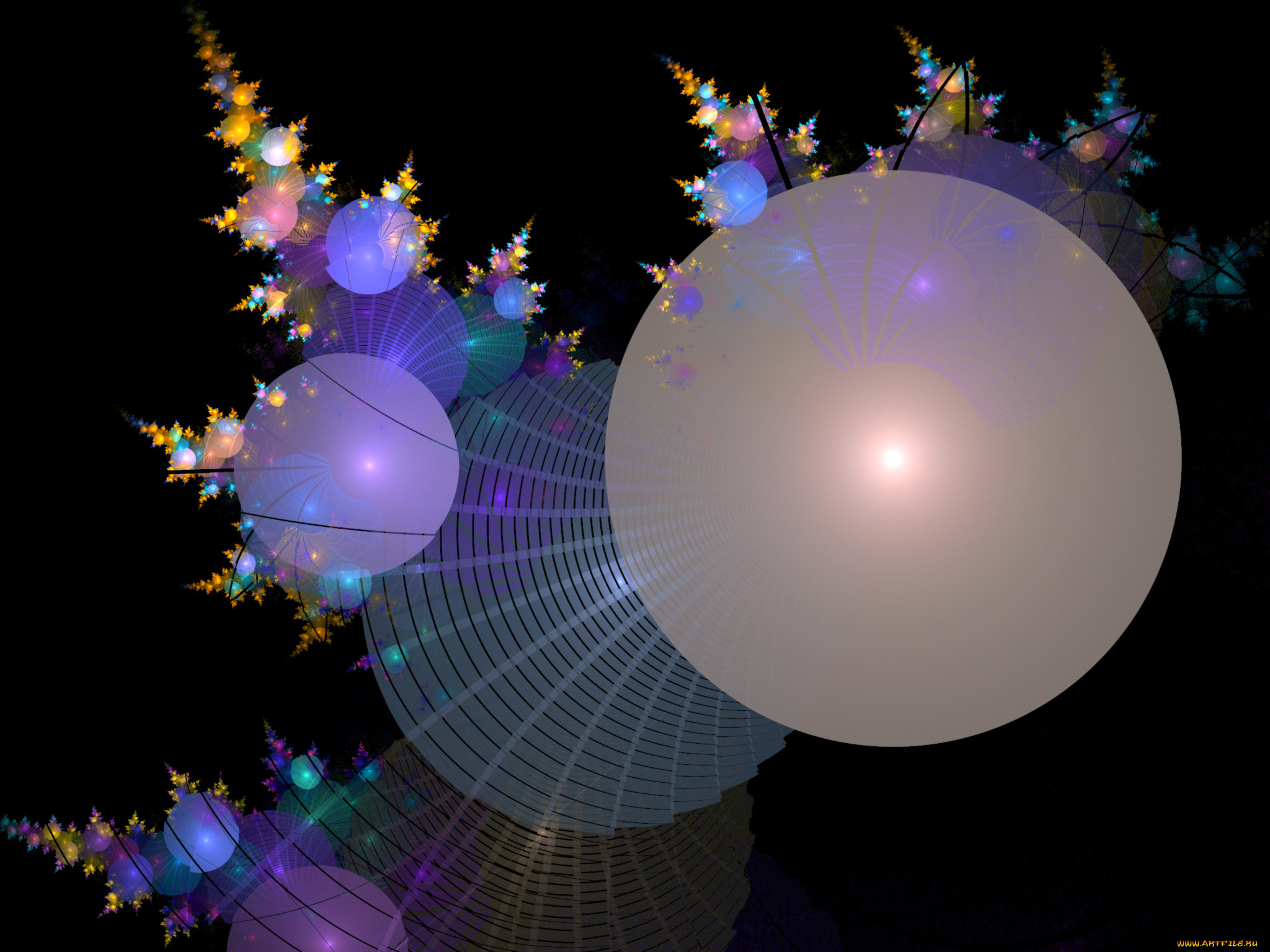 3д, графика, fractal, фракталы, фон, фрактал, узор