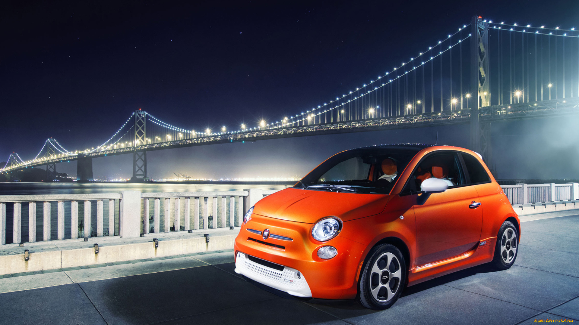 автомобили, fiat, sedan, 500e