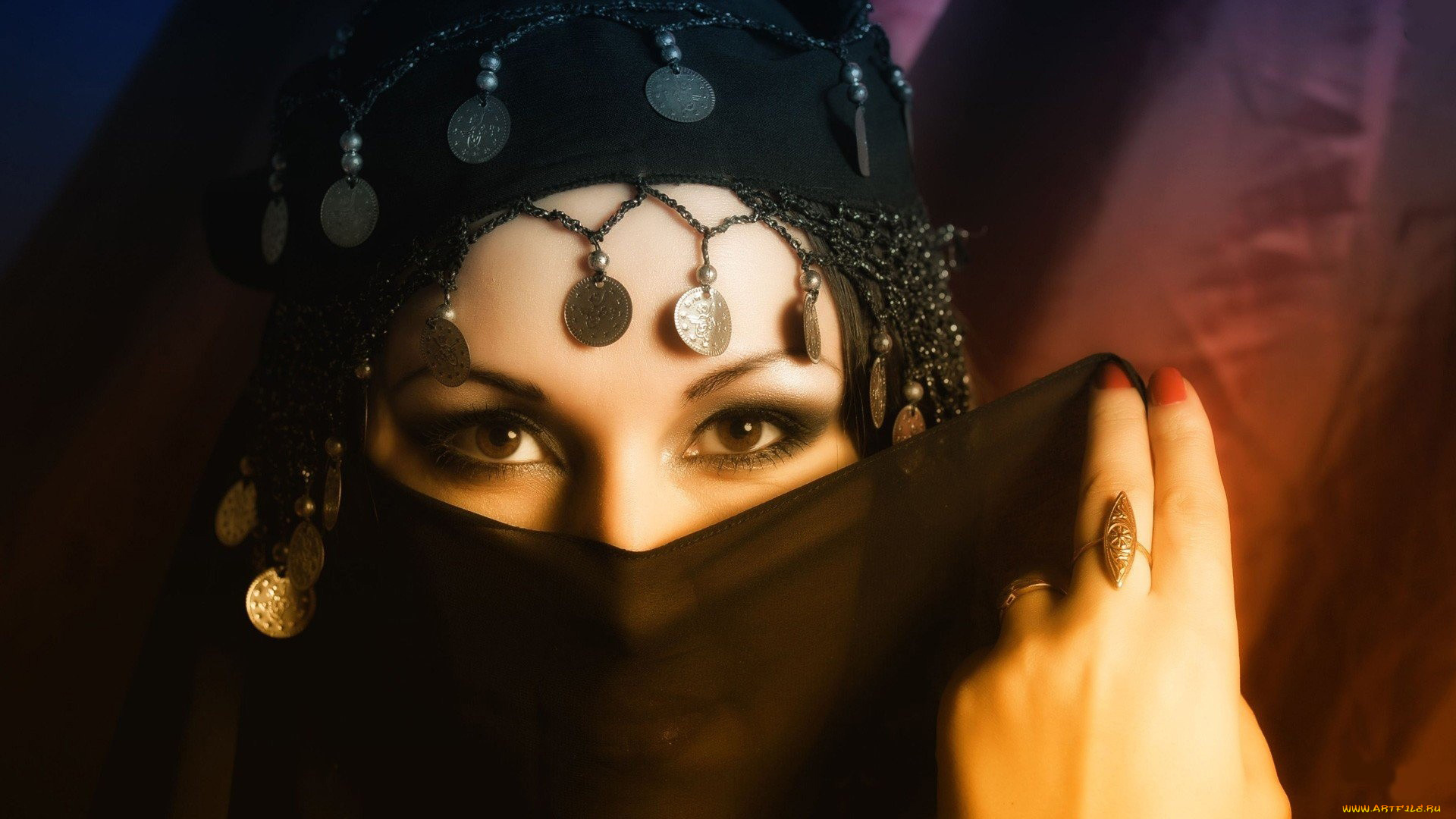 разное, глаза, чадра, украшение