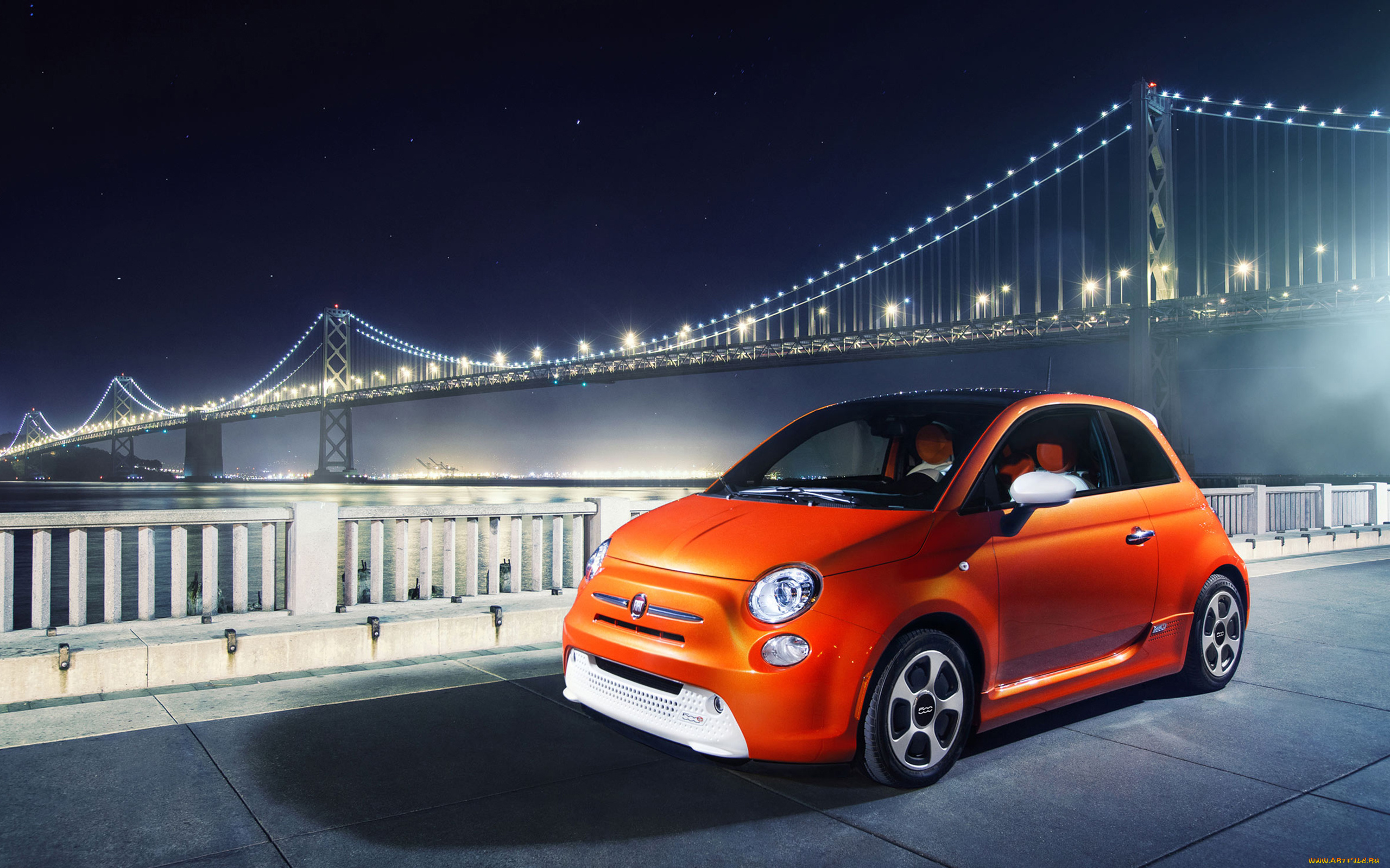 автомобили, fiat, sedan, 500e