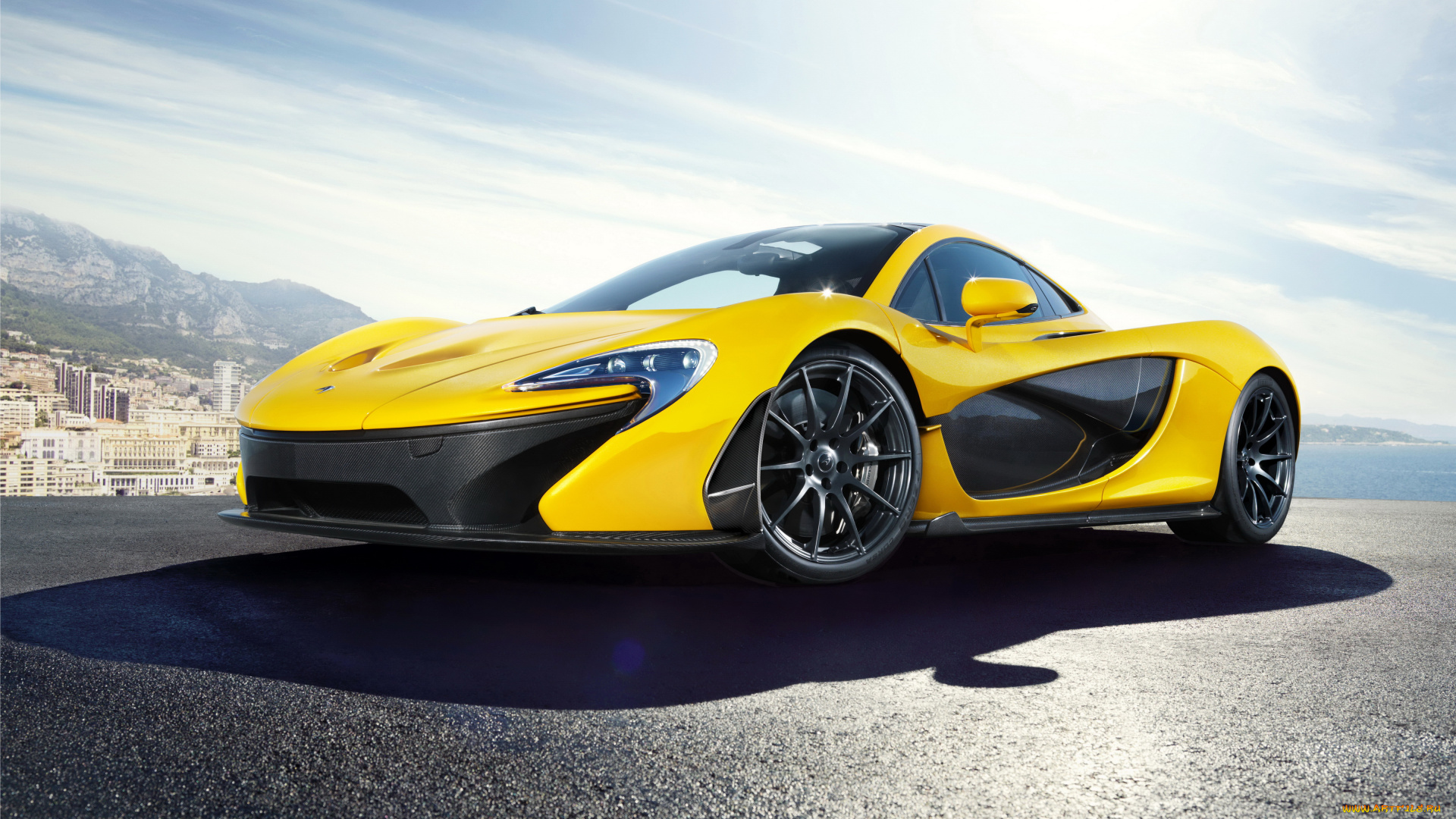 2013, mclaren, p1, автомобили, mclaren, желтый