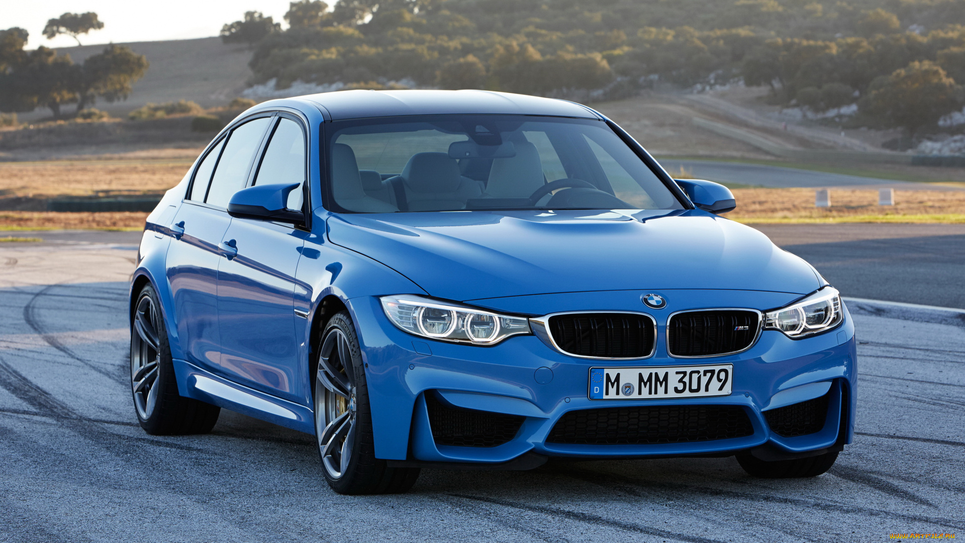 2014, bmw, m3, автомобили, bmw, дорога, голубой, m3