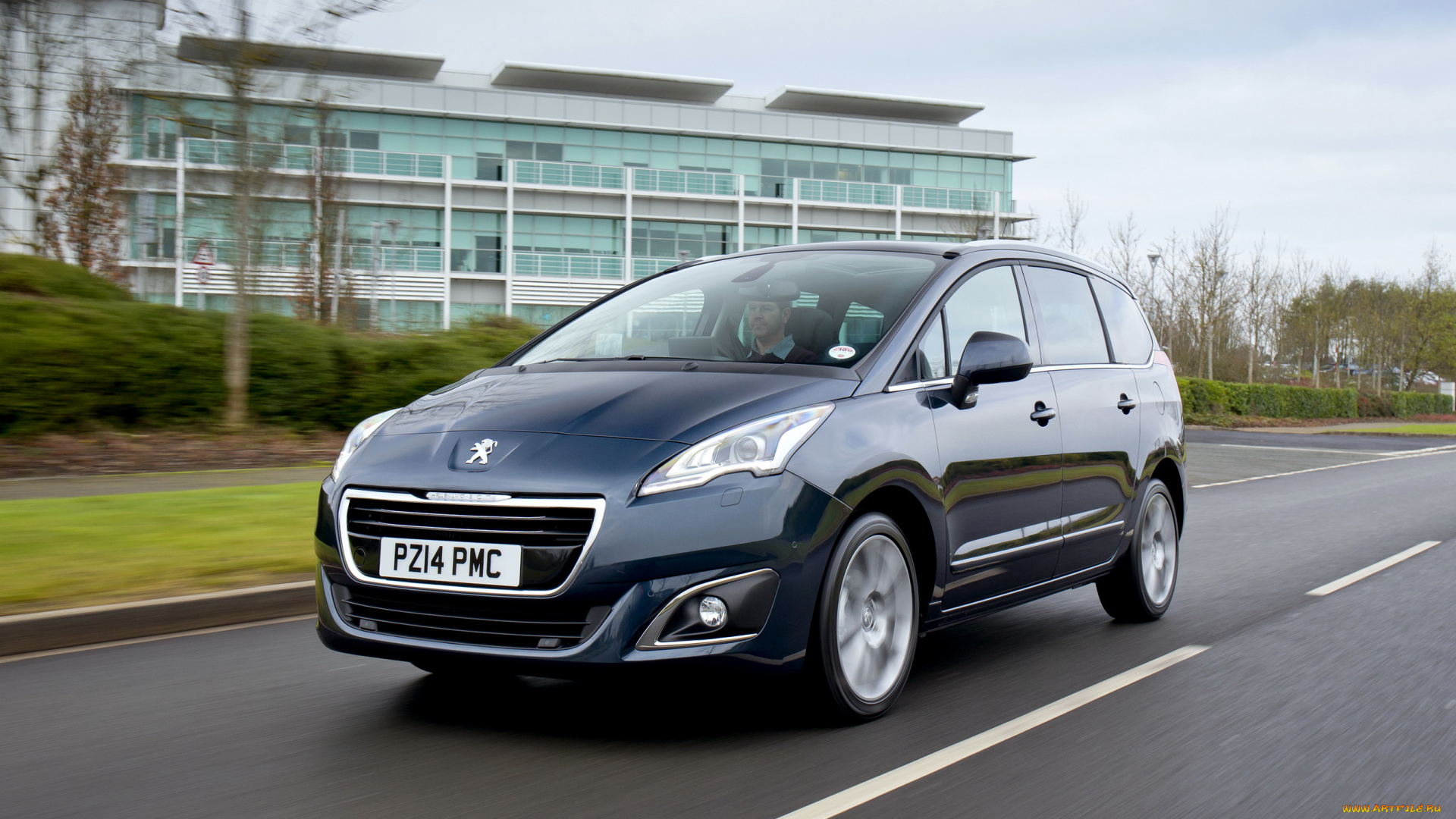 2014, peugeot, 5008, автомобили, peugeot, дорога, синий
