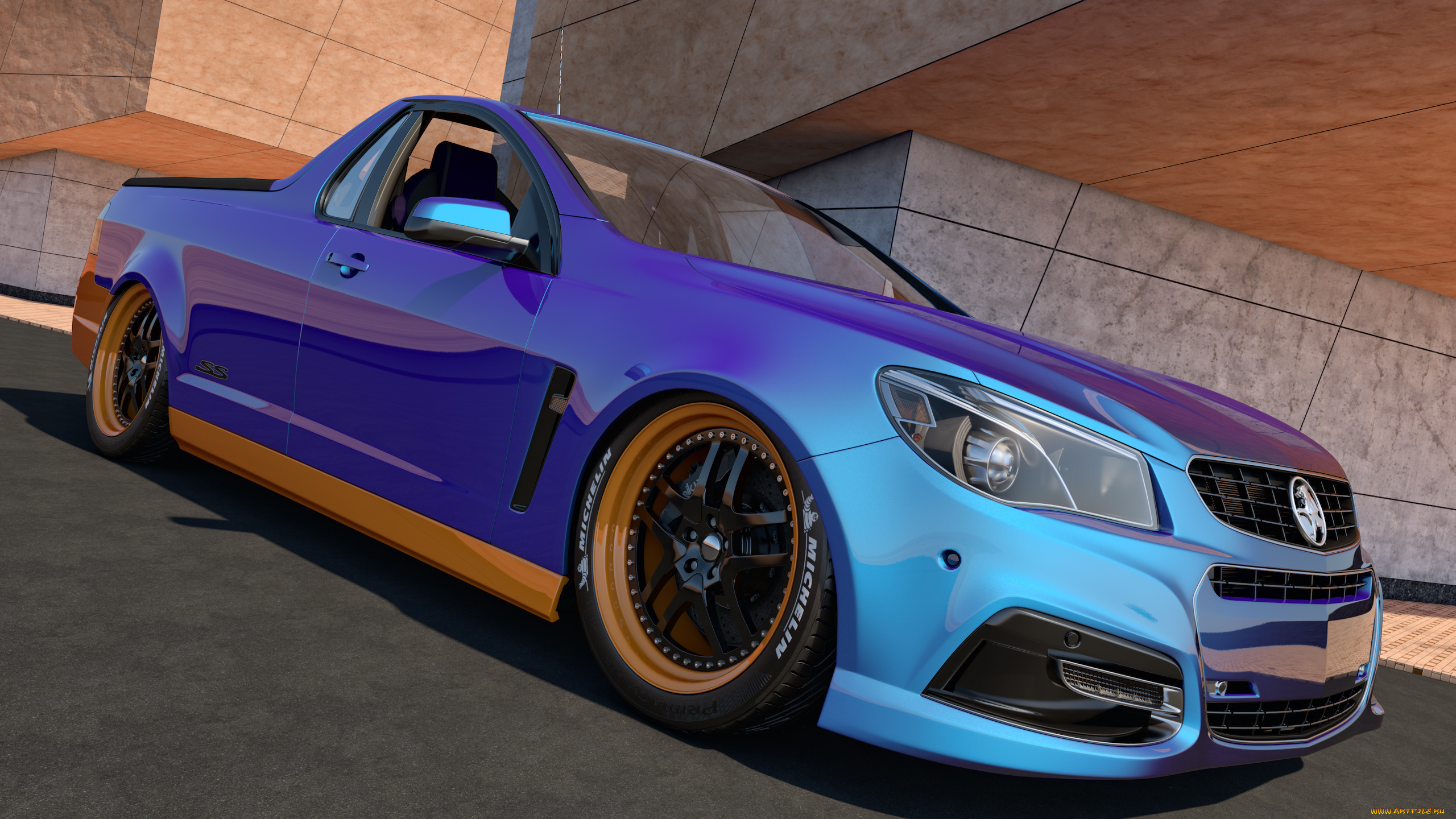 автомобили, 3д, 2014, holden, vf, commodore, ute, ssv