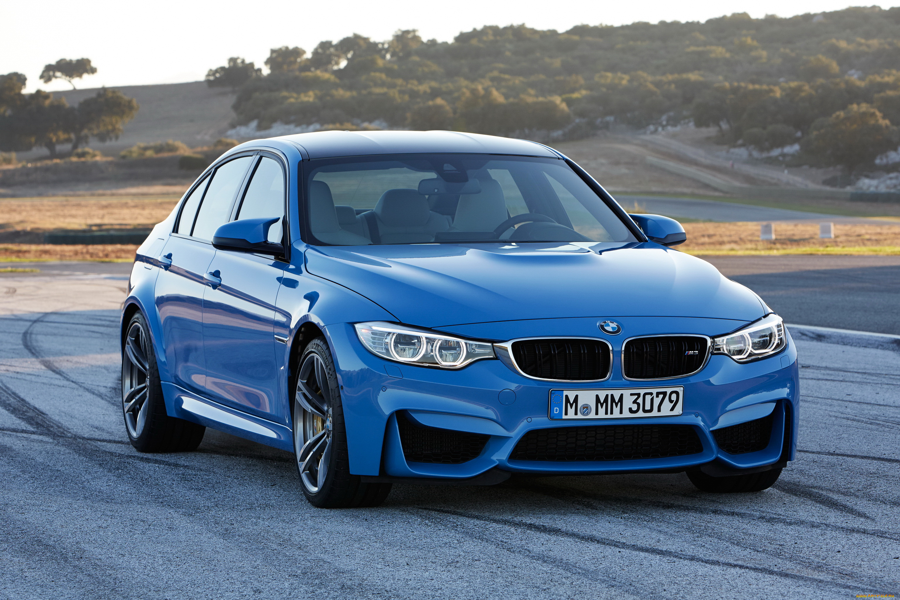 2014, bmw, m3, автомобили, bmw, дорога, голубой, m3