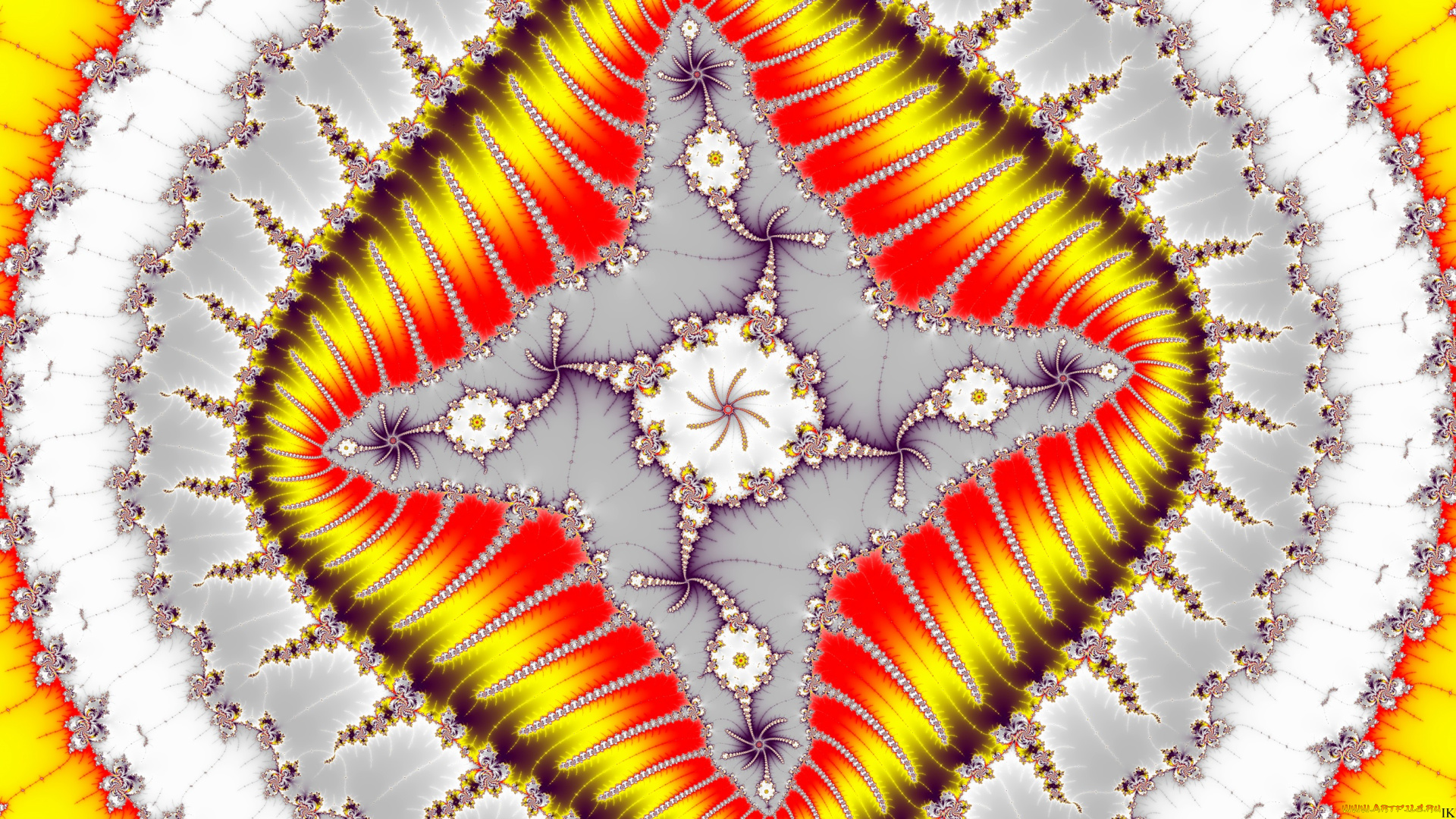 3д, графика, фракталы, , fractal, фон, цвета, узор