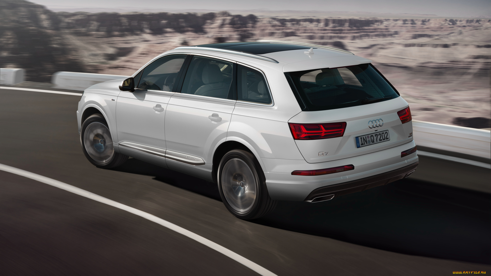 автомобили, audi, tdi, q7, светлый, 2015г, s, line, quattro